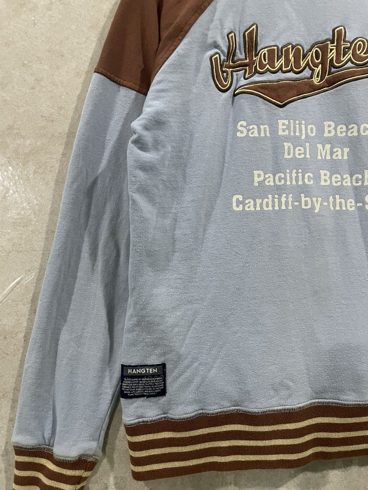 Hang Ten × Vintage Vintage Hang Ten Zip Up Sweater Size US M / EU 48-50 / 2 - 3 Thumbnail