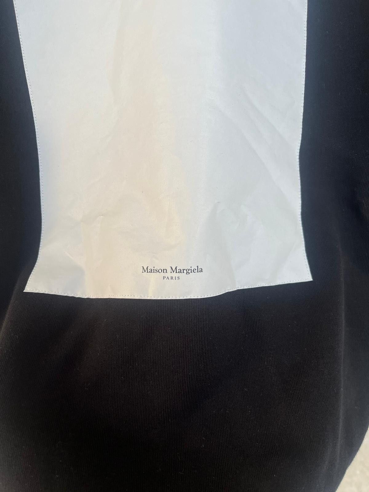 Maison Margiela Box Logo Crewneck Sweater in Black Size US L / EU 52-54 / 3 - 4 Thumbnail