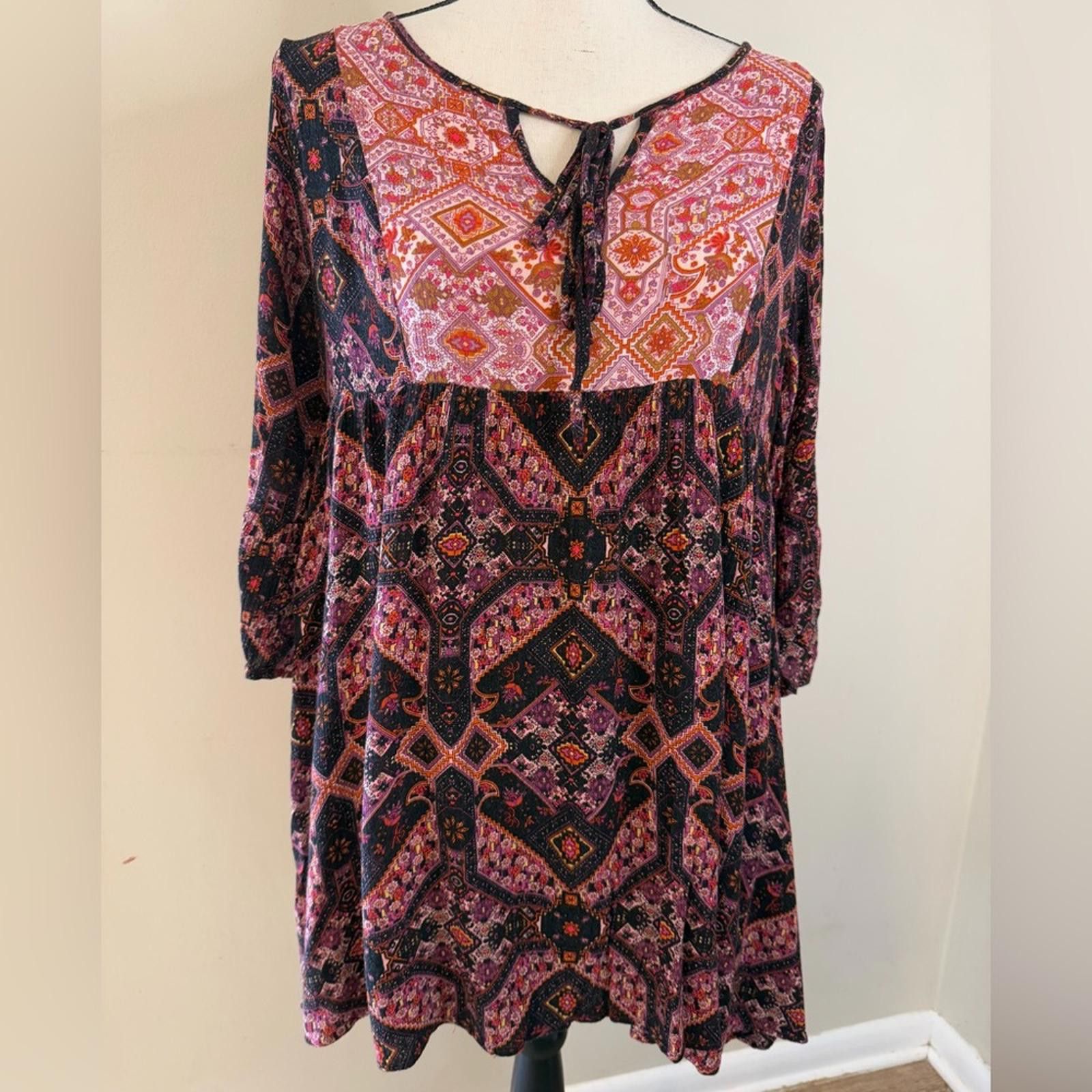Other Mi Ami boho floral mini dress SZ SM Size S / US 4 / IT 40 - 1 Thumbnail