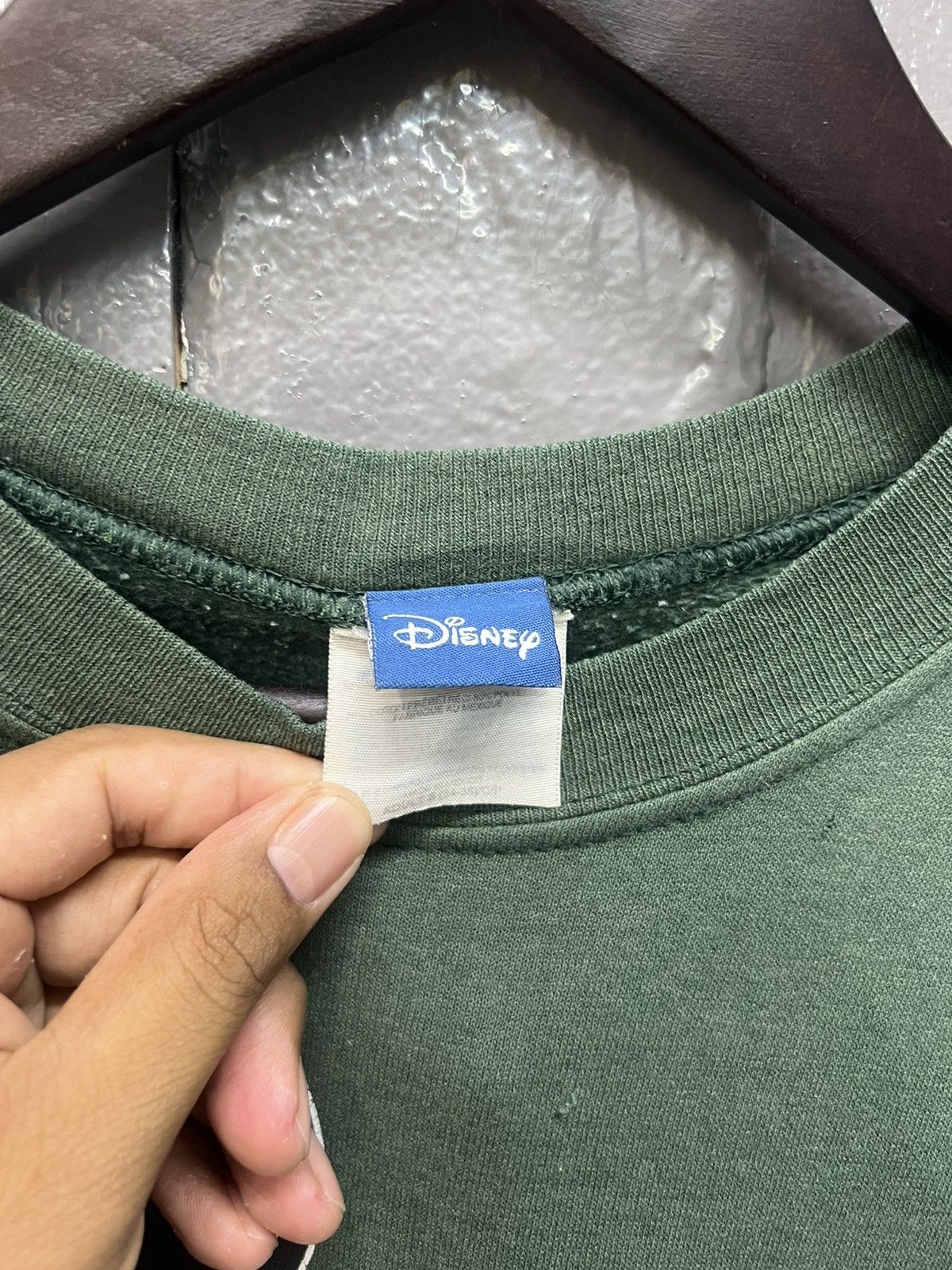 Disney Vintage 80s Mickey Mouse Florida Yellow Shoes Sweatshirt Size US M / EU 48-50 / 2 - 5 Thumbnail