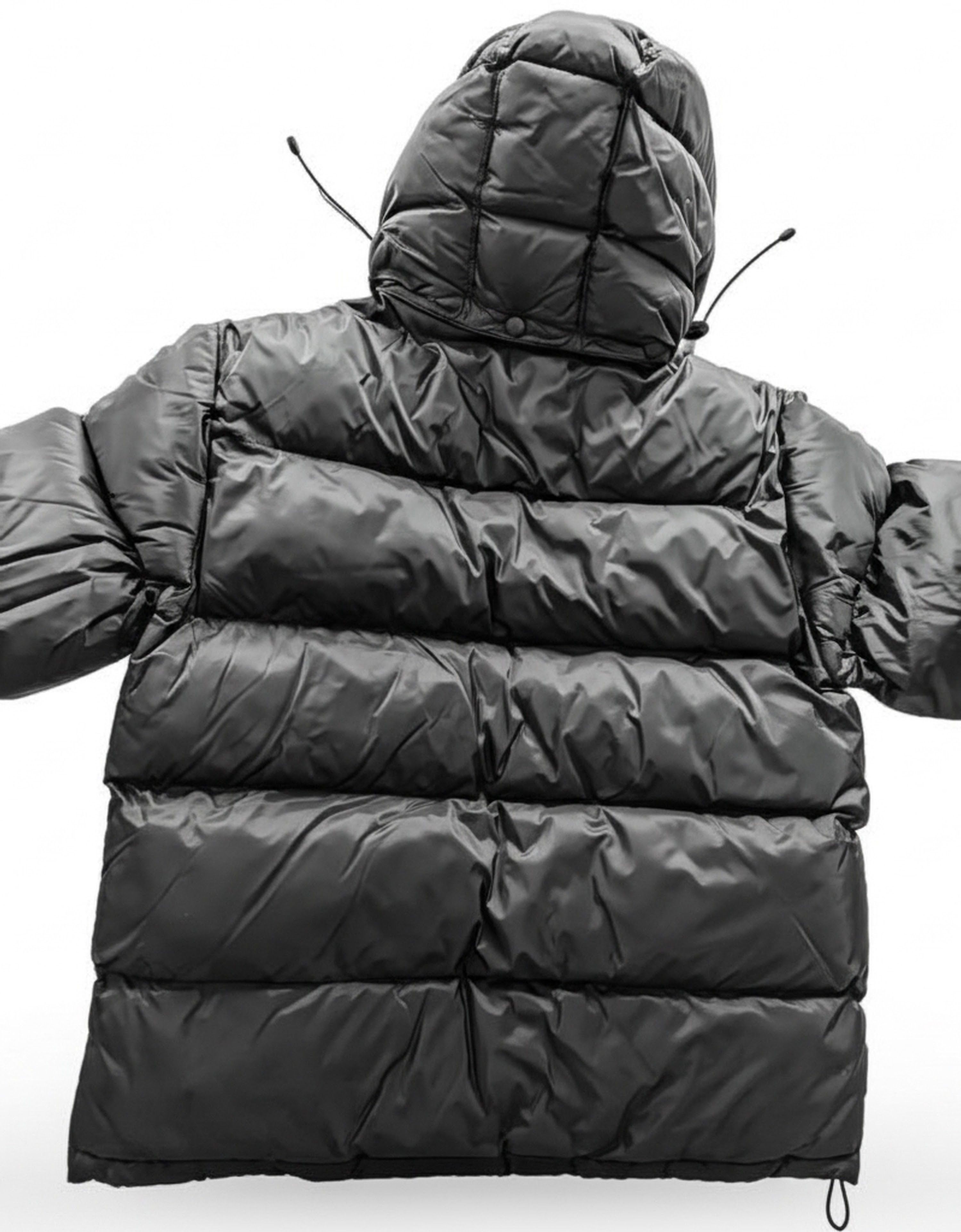 Officine Generale Black Down Puffer Jacket Size US M / EU 48-50 / 2 - 5 Thumbnail