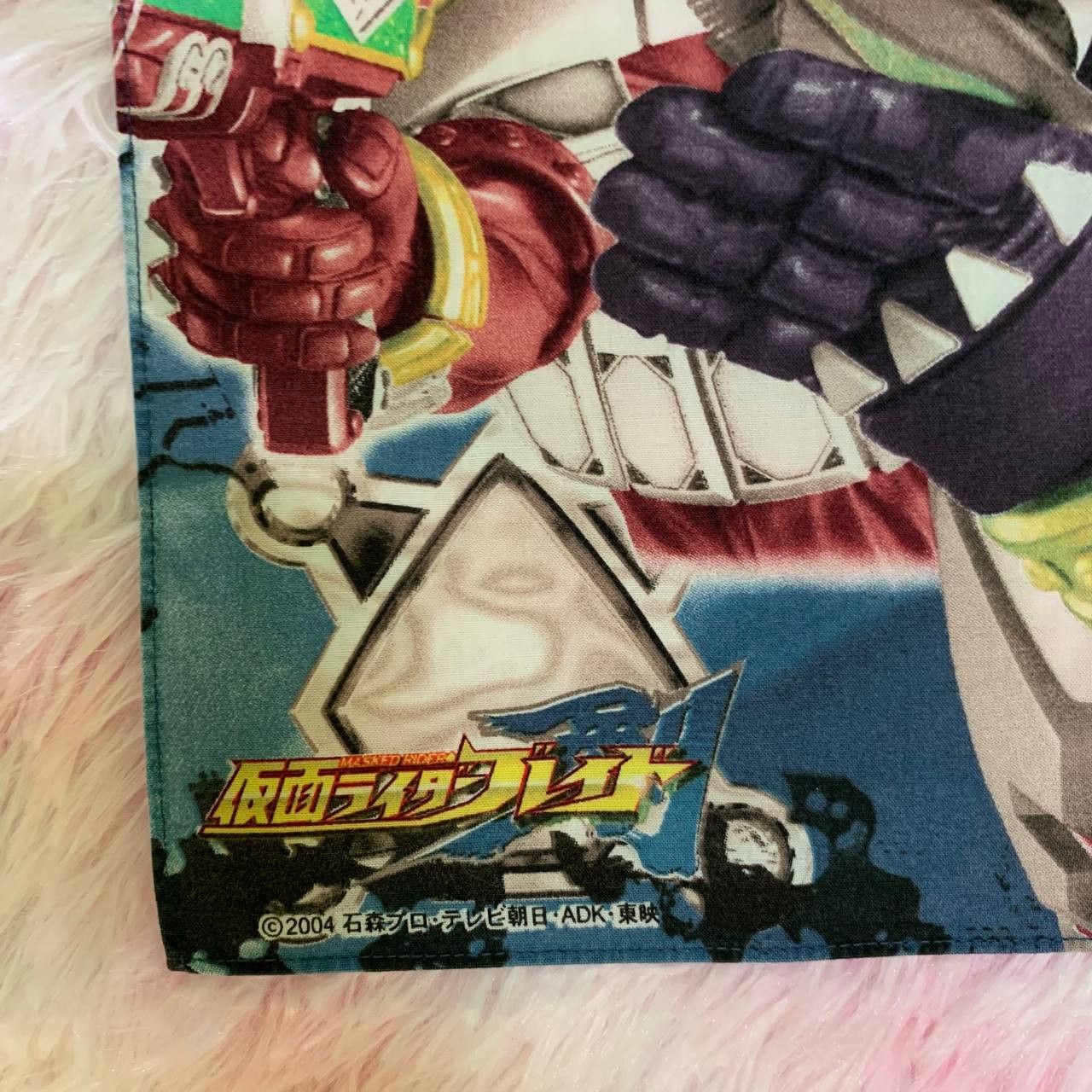 Japanese Brand × Vintage RARE Vintage Masked Rider Blade 2004 Bandai Handkerchief Size ONE SIZE - 4 Thumbnail