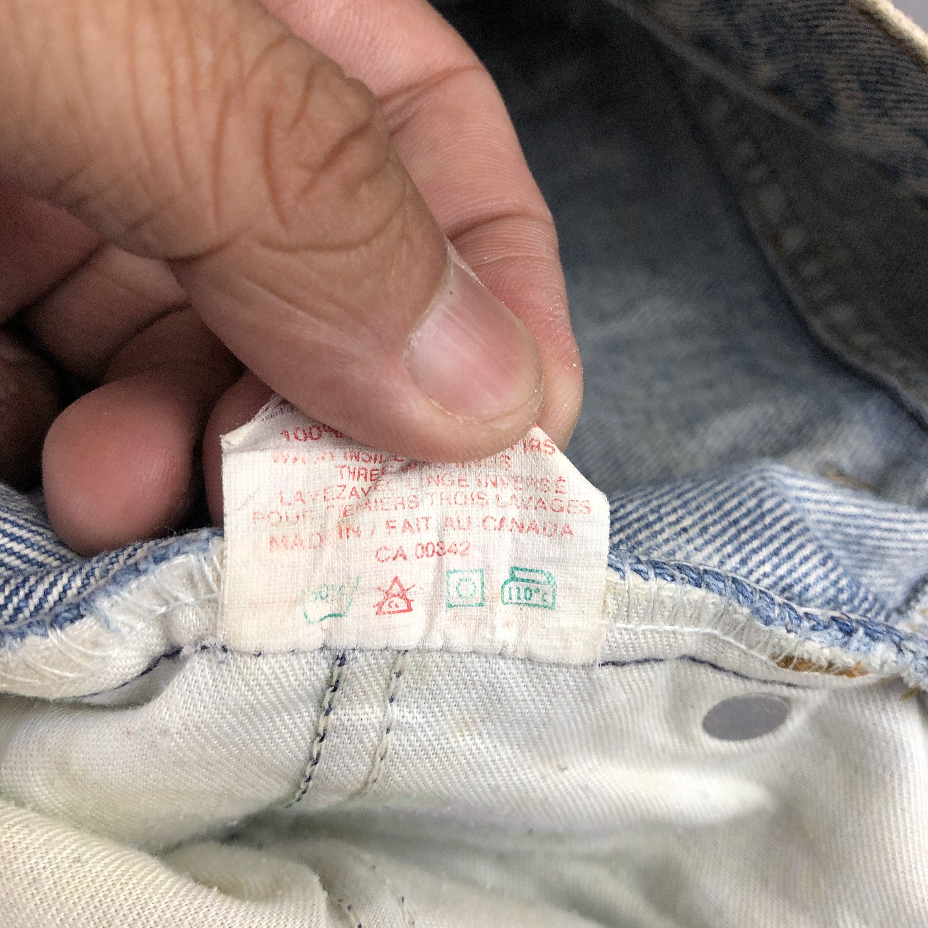 Levi's Vintage 90s Levis Acid Wash Jeans Levi's 631 Sunfaded Denim Size US 30 / EU 46 - 10 Thumbnail