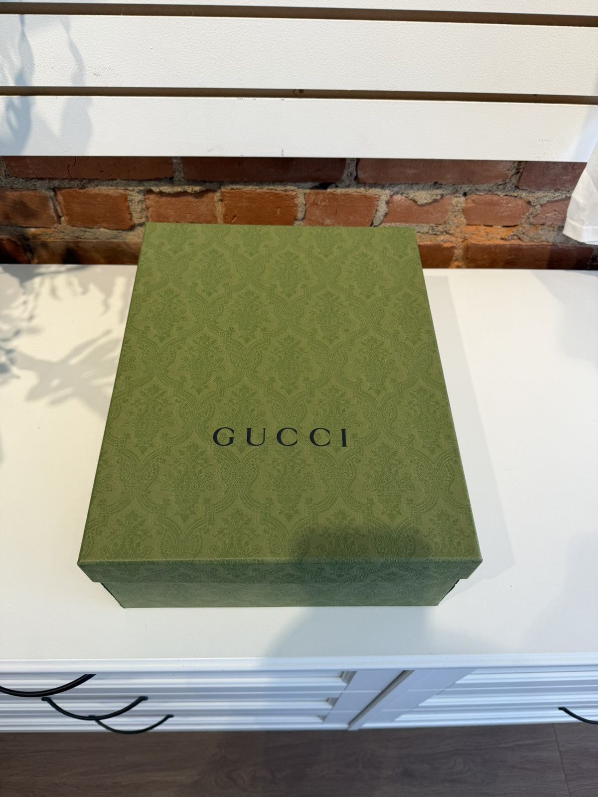Gucci Gucci Rhyton Monogram Navy Sneakers Size US 11.5 / EU 44-45 - 12 Thumbnail