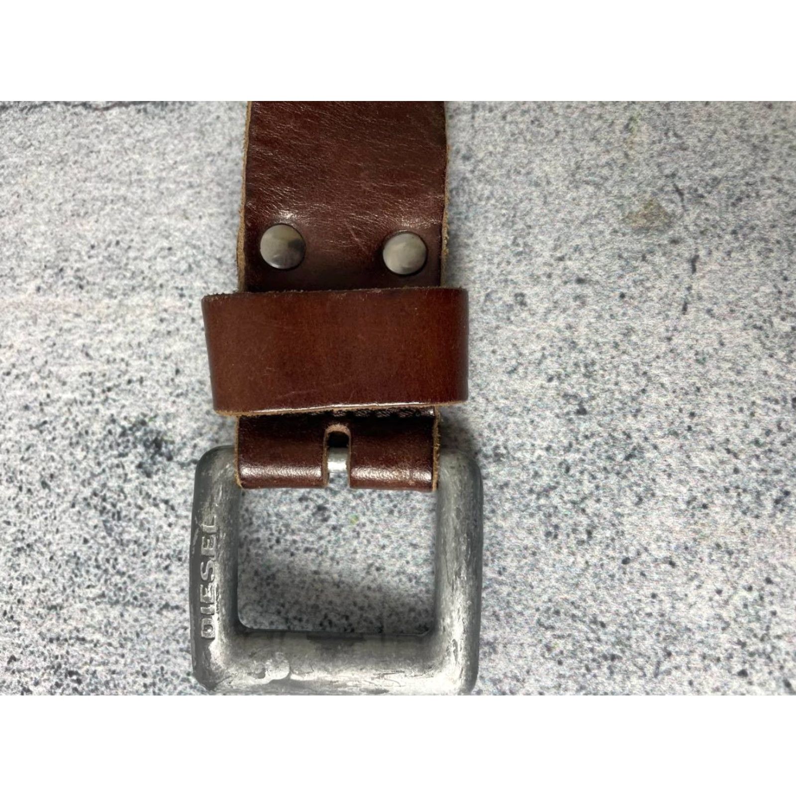 Diesel Diesel Belt Men Classic Adjustable Pin-Buckle Brown Formal Outdoor Belt Clothing Accessories Mens Dress Belt Brown Adjustable Buckle Diesel Belt Size ONE SIZE - 3 Thumbnail