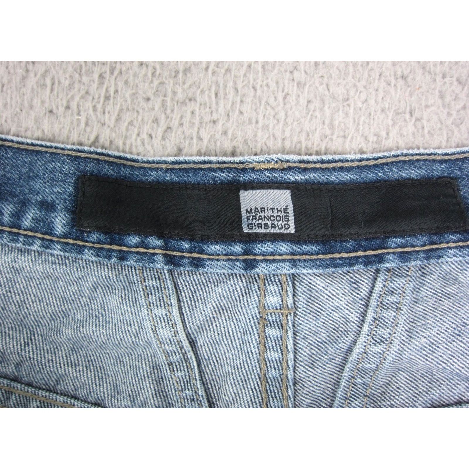 Denime VINTAGE Girbaud Shorts Mens 42 Blue Marithe Francois Denim Baggy Jorts Loose 90s Y2K Size US 42 / EU 58 - 6 Thumbnail