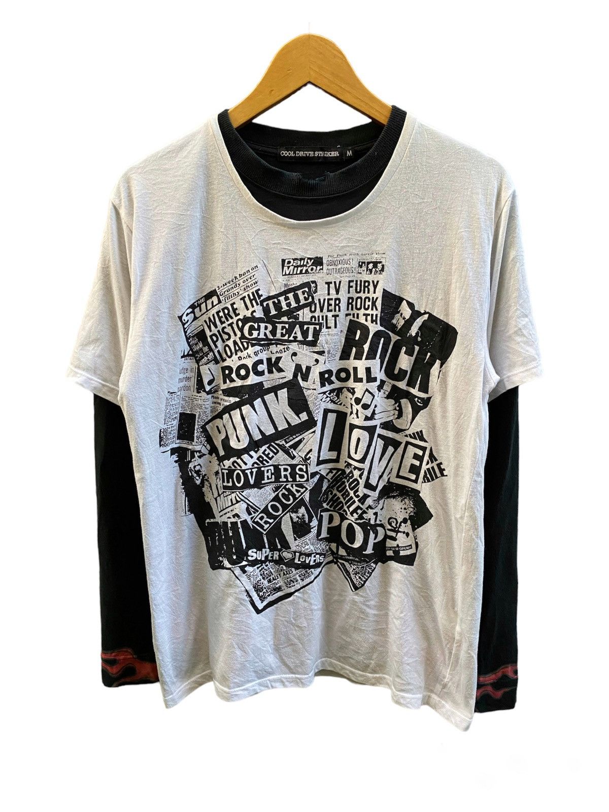 Hysteric Glamour × If Six Was Nine × Le Grande Bleu (L.G.B.) 90’s Super Lovers Punk Rock Magazine Poster Tshirt Size US L / EU 52-54 / 3 - 1 Thumbnail