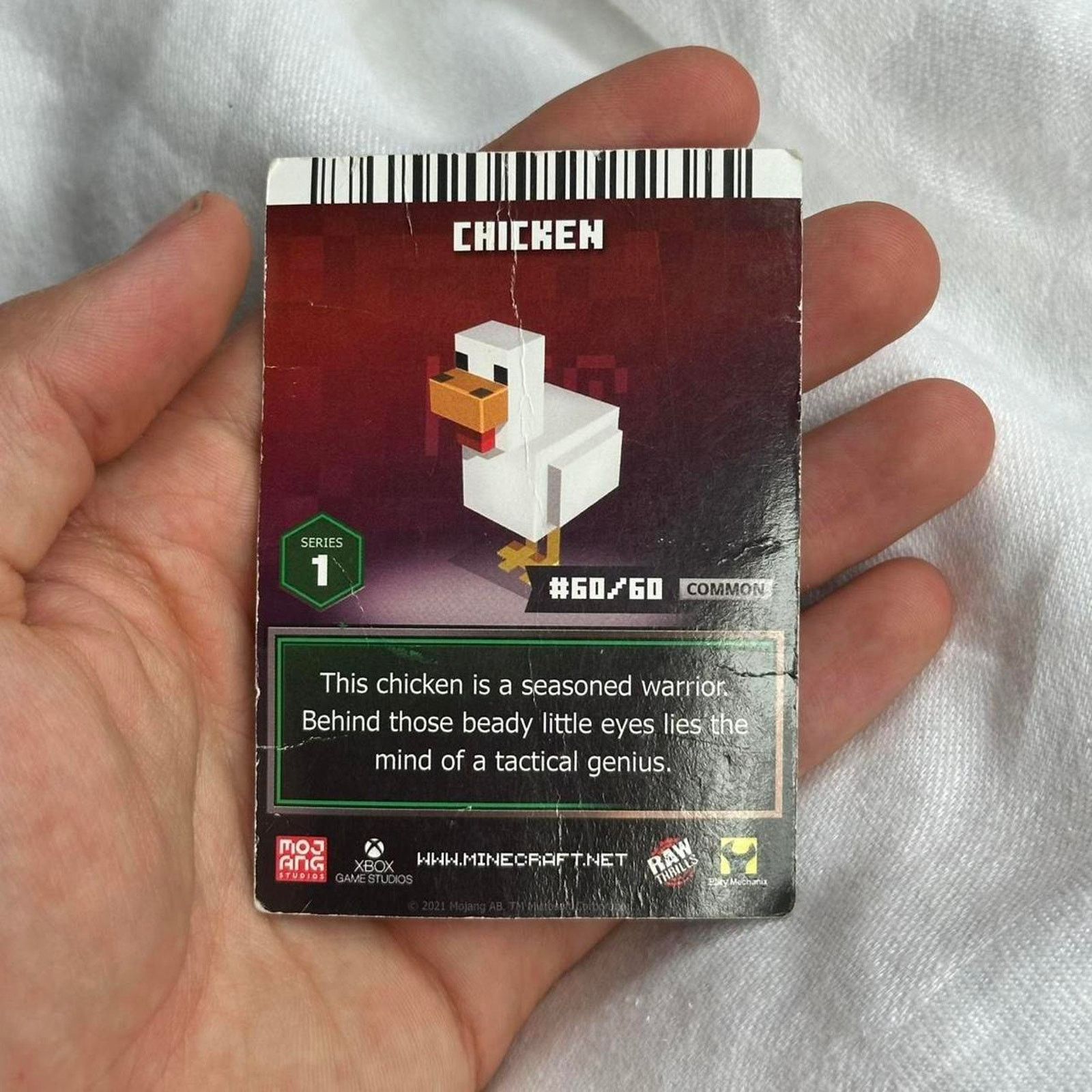 Other XBox Minecraft Dungeons Arcade Trading Card Chicken Jockey Size ONE SIZE - 6 Thumbnail