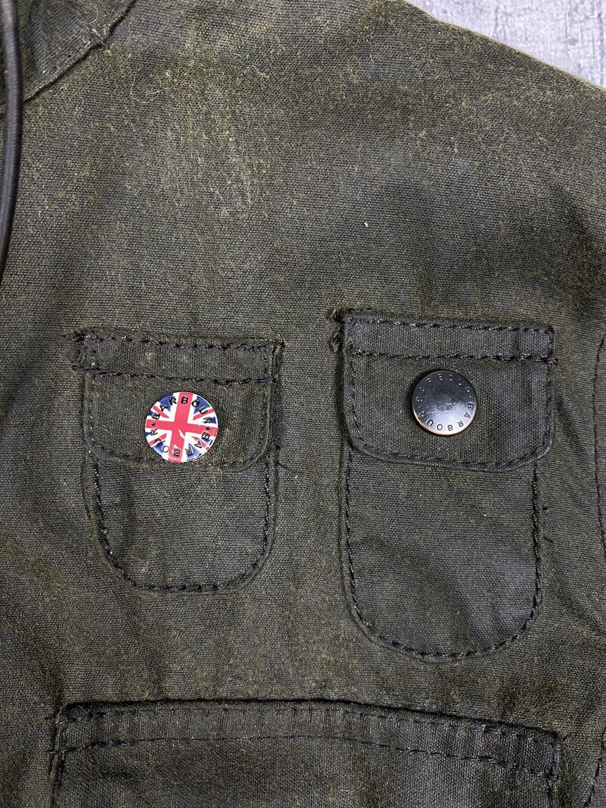Barbour Barbour Brighton Union Jack Waxed Parka Fur Hood Size M / US 6-8 / IT 42-44 - 12 Thumbnail