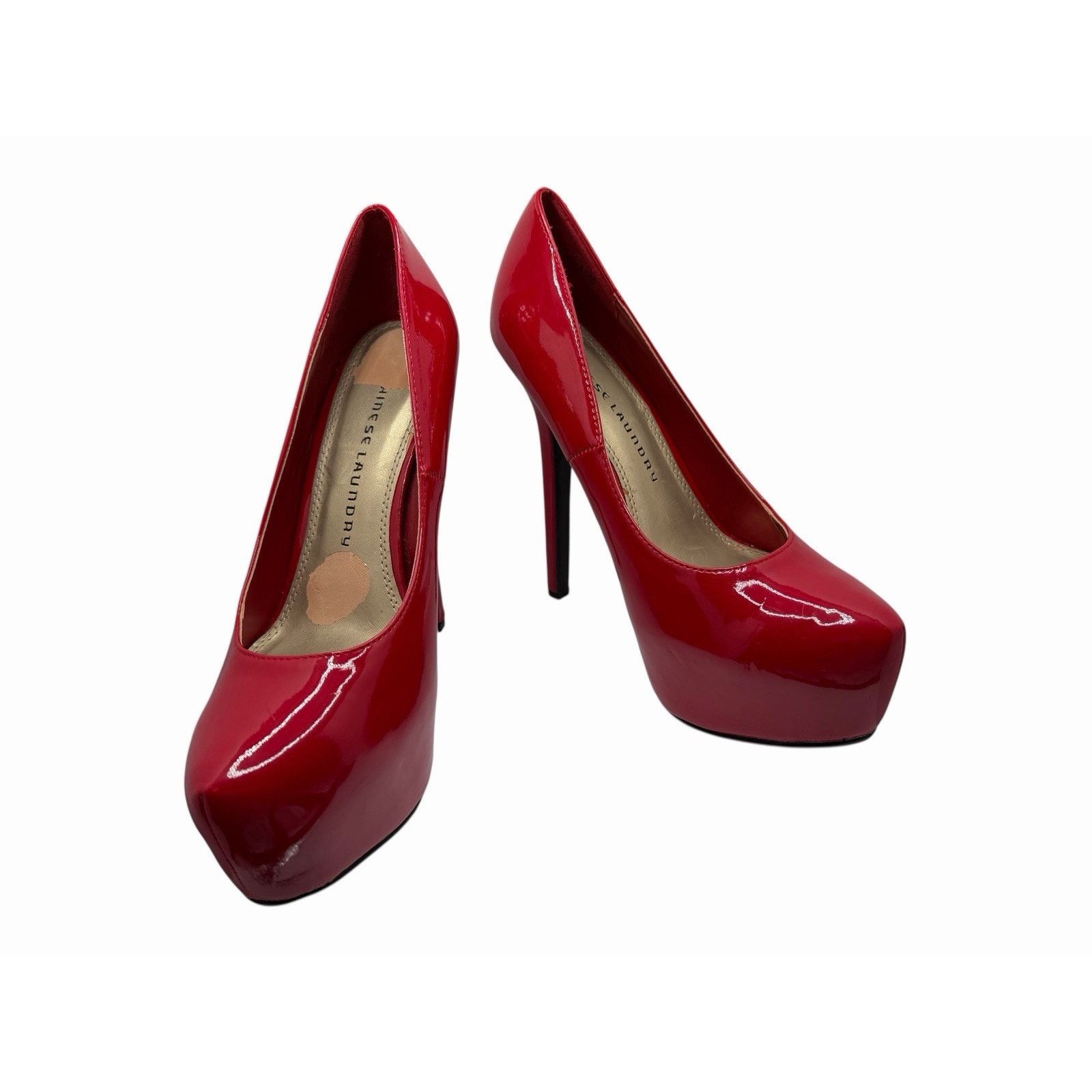 Chinese Laundry Chinese Laundry Red Patent Leather Platform Stiletto 8.5 Size US 8.5 / IT 38.5 - 9 Thumbnail