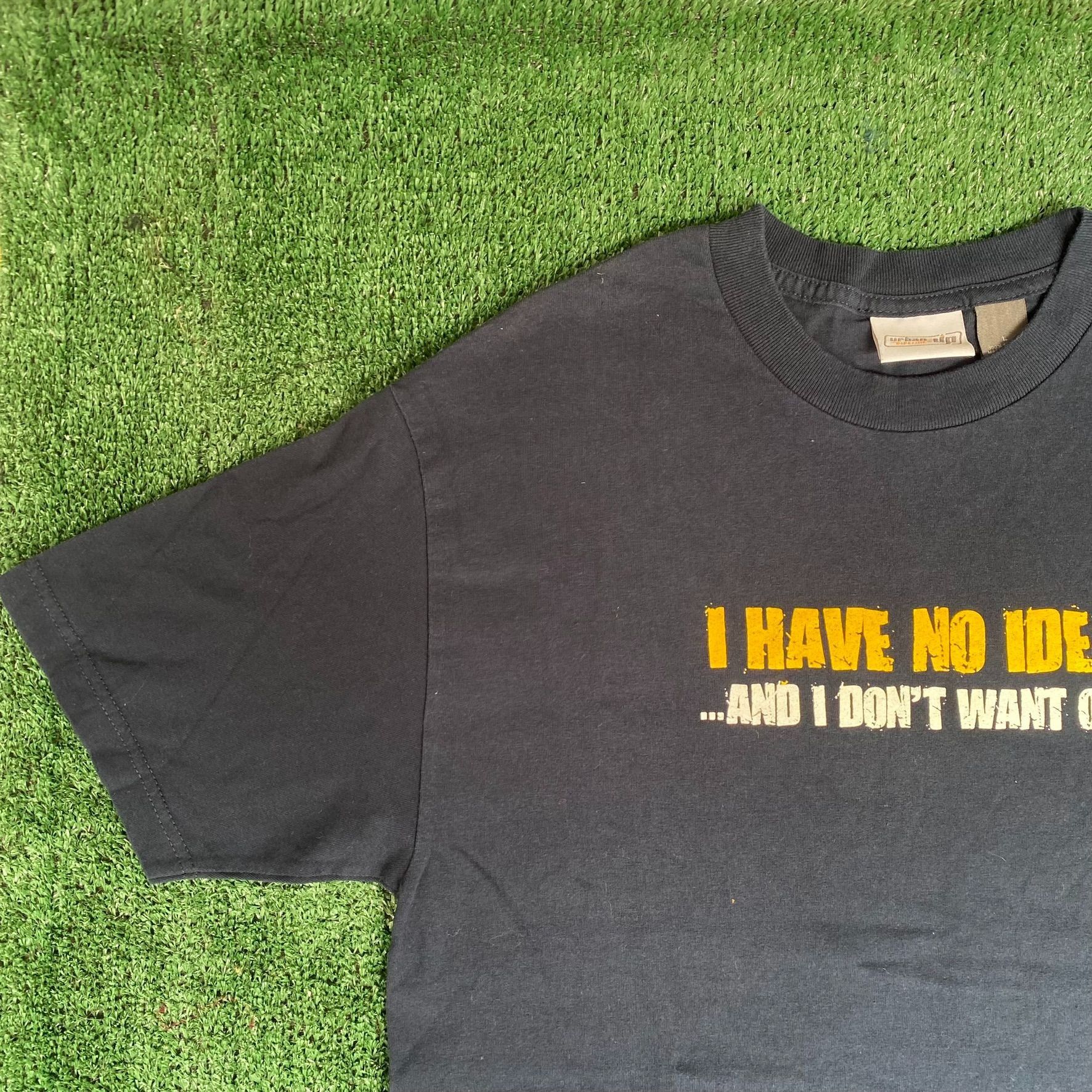 Vintage Vintage Y2K Ironic Humor Tee Dumb Grunge Punk Funny Tee Size US L / EU 52-54 / 3 - 2 Thumbnail