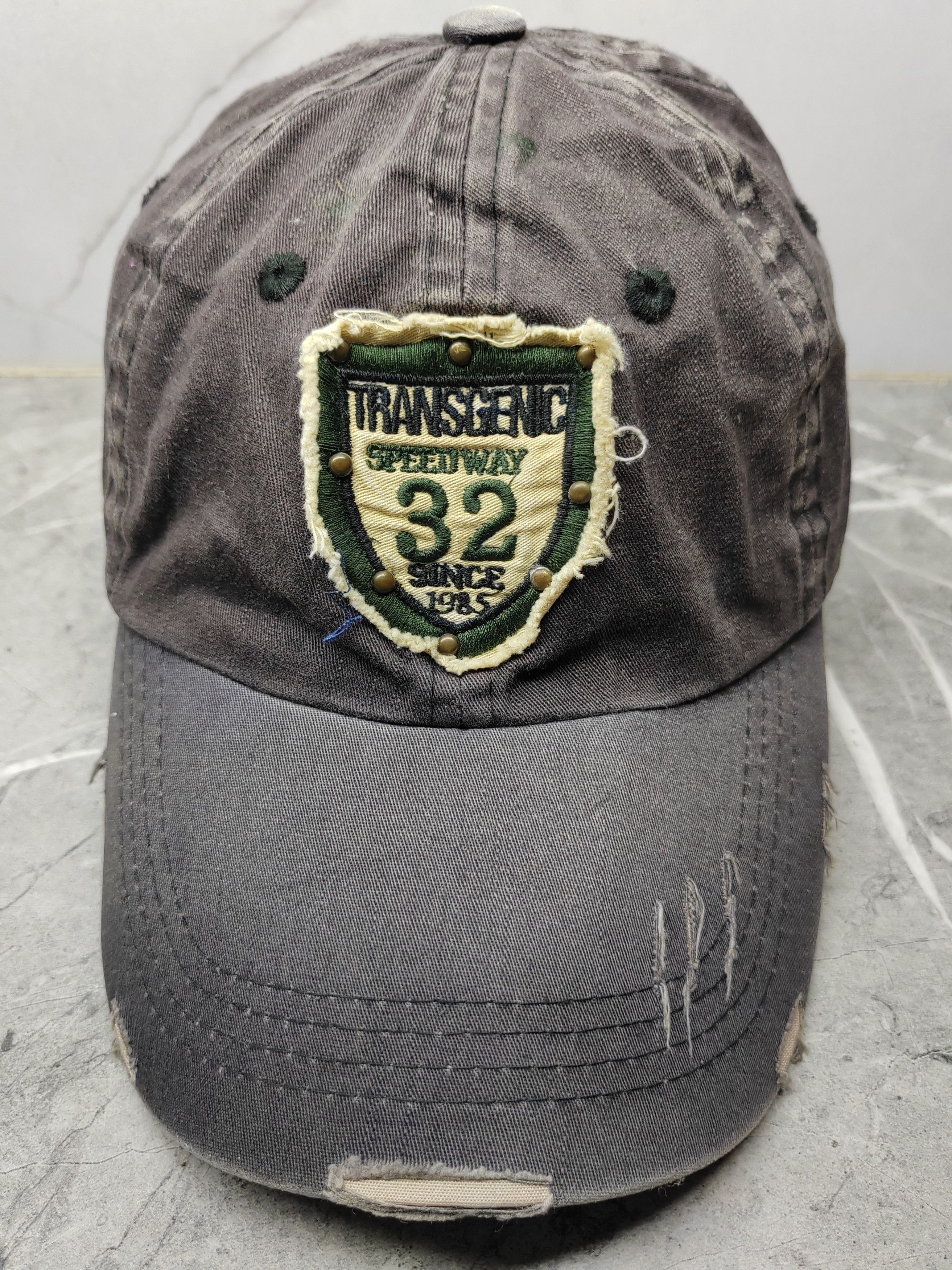 Japanese Brand Vintage Transgenic Distressed Style Cap Hat Size ONE SIZE - 2 Thumbnail