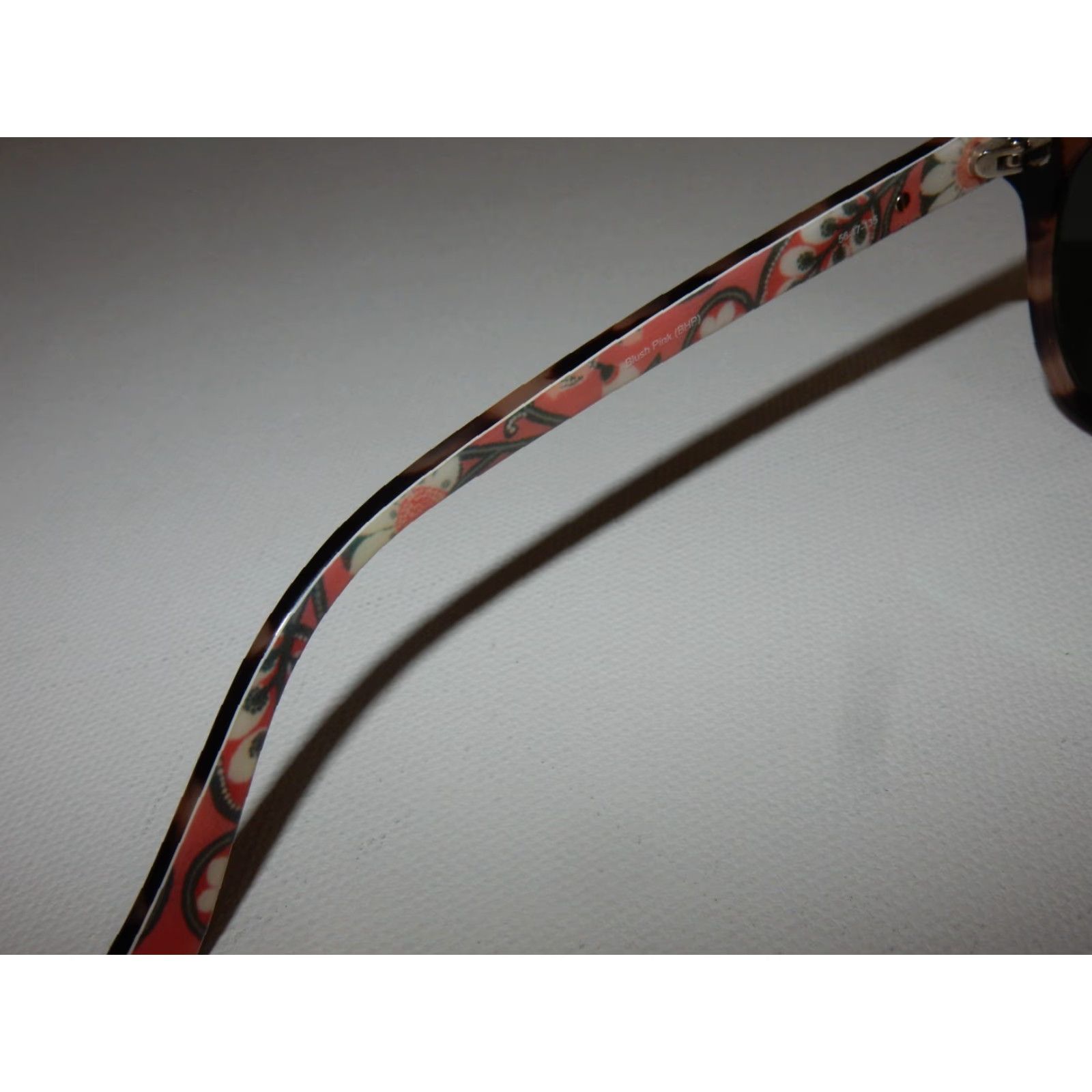 Vera Bradley VERA BRADLEY Sunglasses Frames Only Women Adult 56x17 135 Charlene Blush Pink Size ONE SIZE - 4 Thumbnail