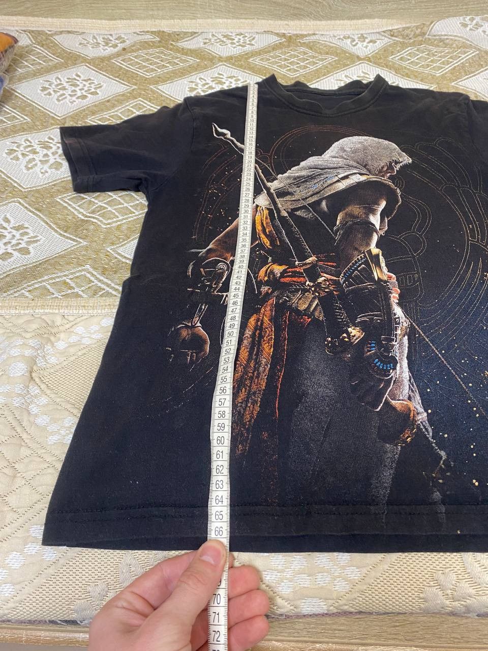 Playstation 🔥 Assassins Creed Origins Bayek Game T Shirt Halo Warcraft Size US S / EU 44-46 / 1 - 8 Thumbnail