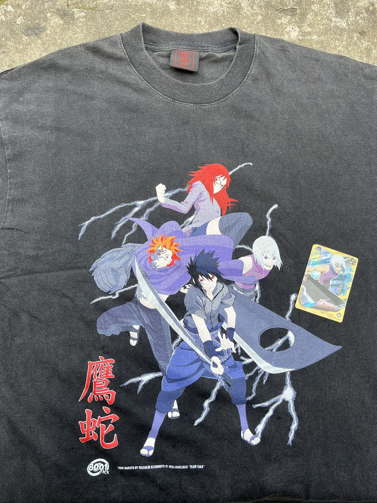 image of Anima x Vintage Modern Bootleg Team Taka Sasuke in Black, Men's (Size XL)
