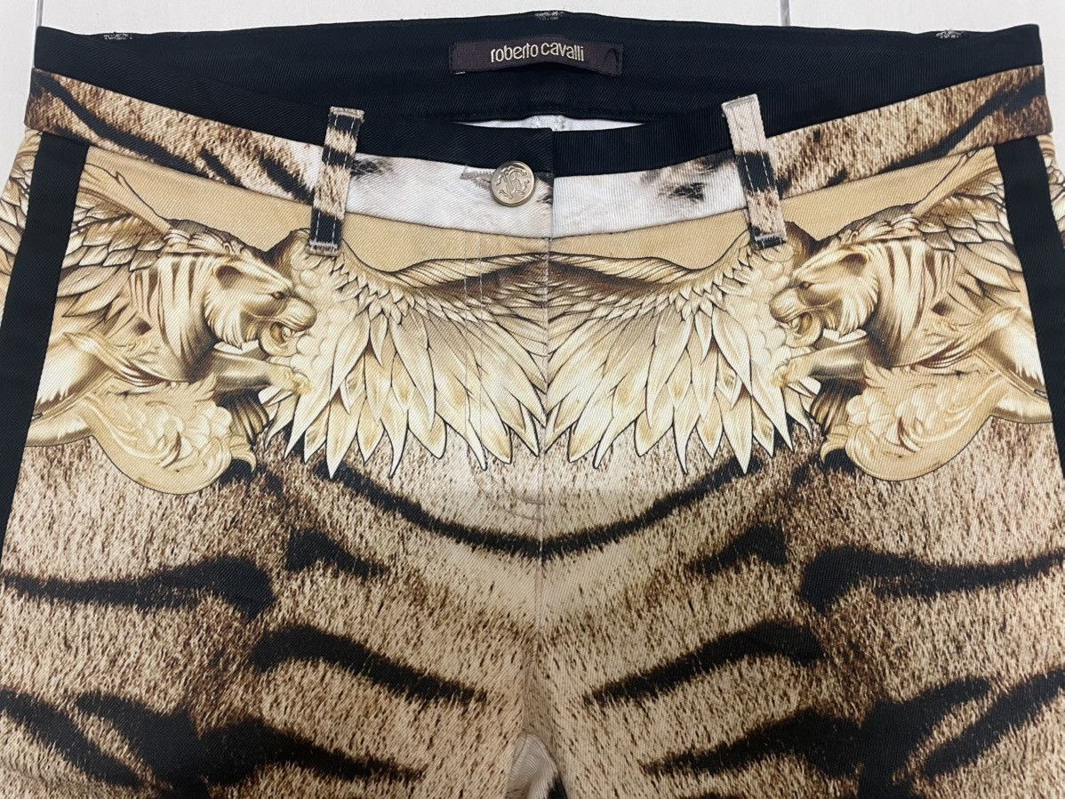 Roberto Cavalli Roberto Cavalli Animal / Tiger Print Pants Size 30" / US 8 / IT 44 - 5 Thumbnail