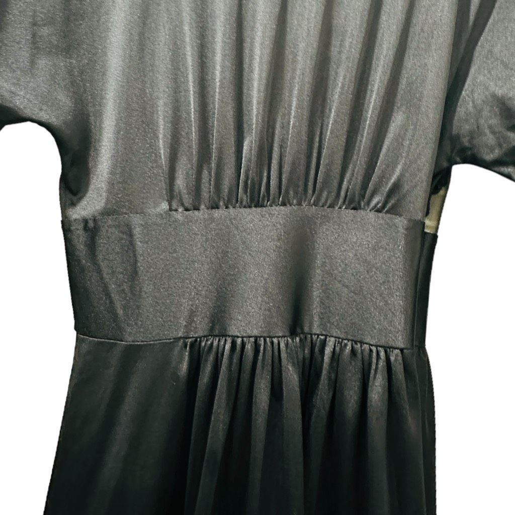 Vintage LILY OF FRANCE Rosa Puleo-Szüle Vintage Black Lace Wrap Nigh Size S / US 4 / IT 40 - 9 Thumbnail