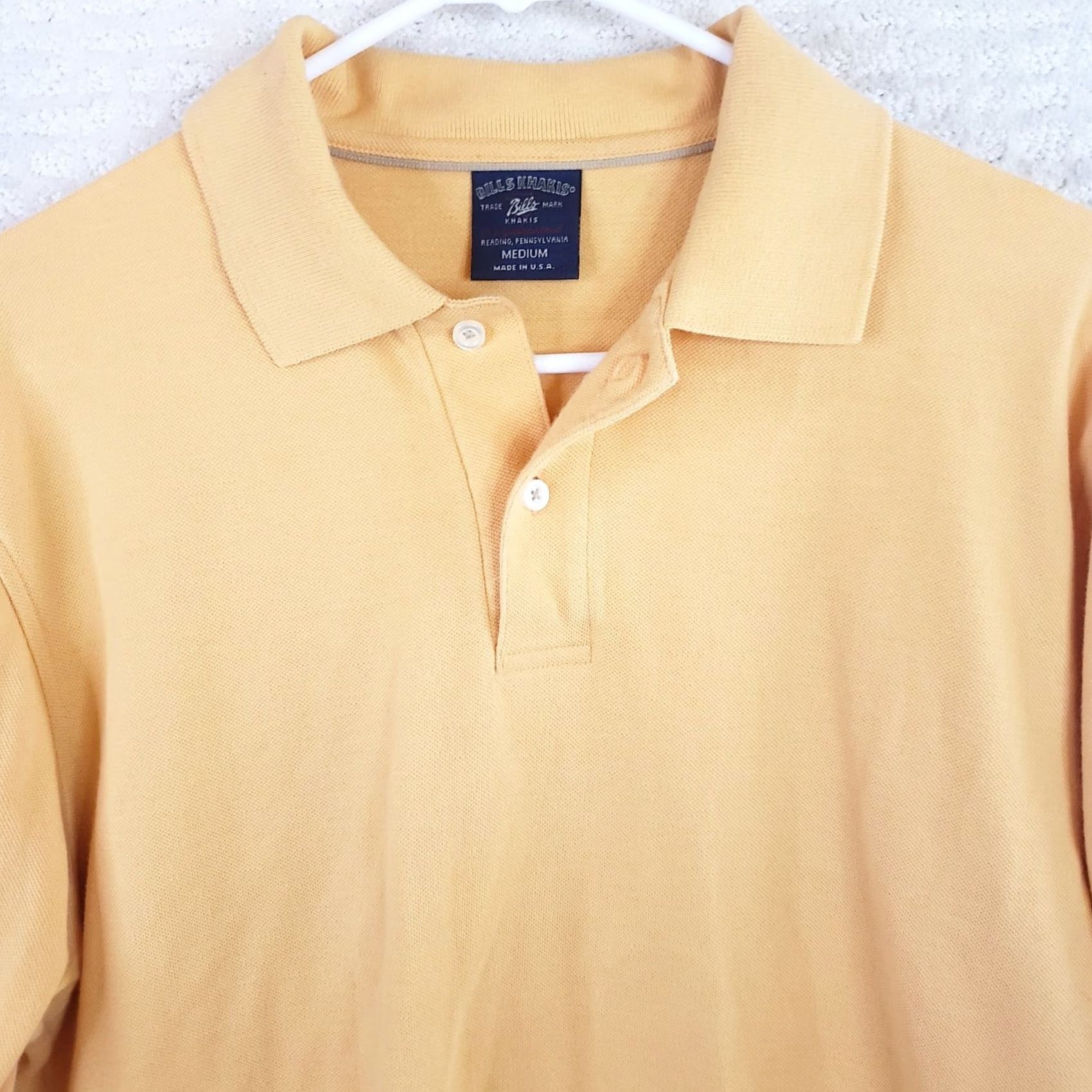 Bills Khakis Bills Khakis Polo Shirt Mens M Cantalope Orange Short Sleeve Cotton Polo Shirt Cantalope Orange Mens M Size US M / EU 48-50 / 2 - 3 Thumbnail