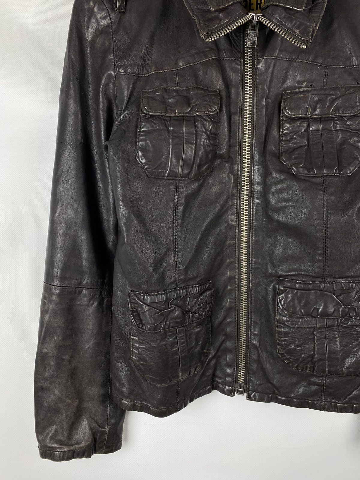 Superdry Superdry Japan men’s leather multipocket Jacket Size US M / EU 48-50 / 2 - 7 Thumbnail