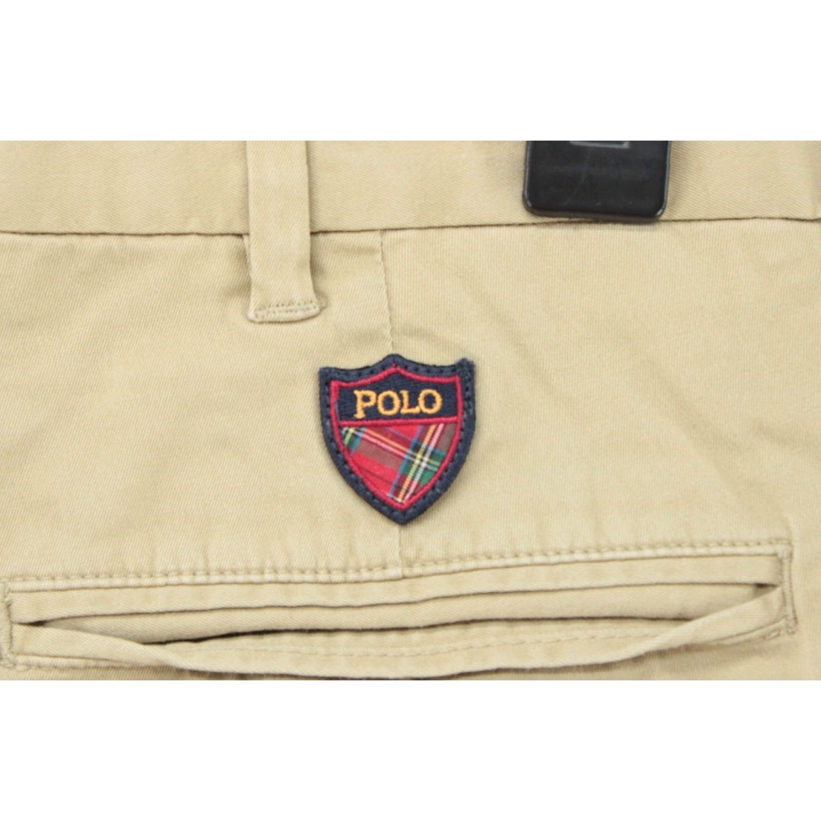 Vintage VINTAGE Polo Golf Pants Men 36 Beige Chino Jeans Belt Loops Straight Front Logo Preppy City Classic Designer Modern 90s Mens Size US M / EU 48-50 / 2 - 7 Thumbnail