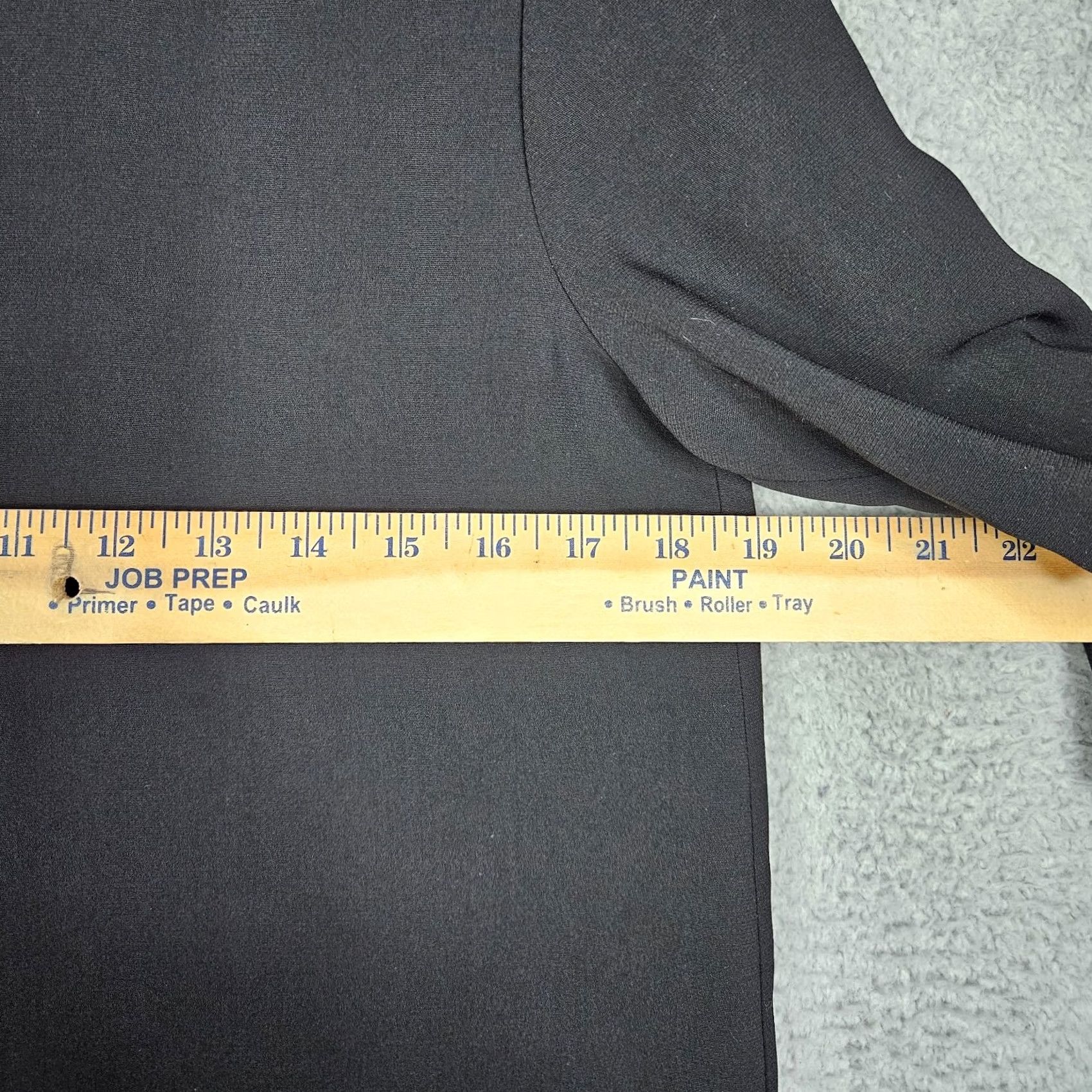 Madewell Madewell Women's Blouse Shirt S Black Bell Sleeve Keyhole Casual Slim Regular V-Neck Polyester Popover Short Sleeve Size S / US 4 / IT 40 - 6 Thumbnail