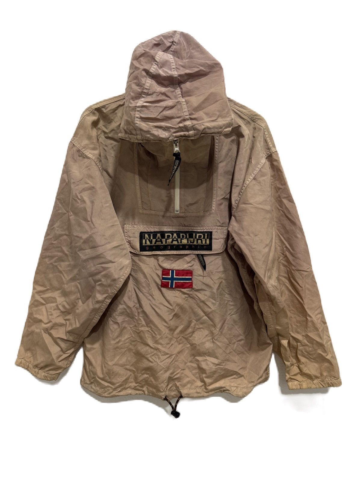 Napapijri SUN FADED ART NAPAJIRI GEOGRAPHIC ANORAK JACKET FRONT POCKET Size US L / EU 52-54 / 3 - 1 Thumbnail