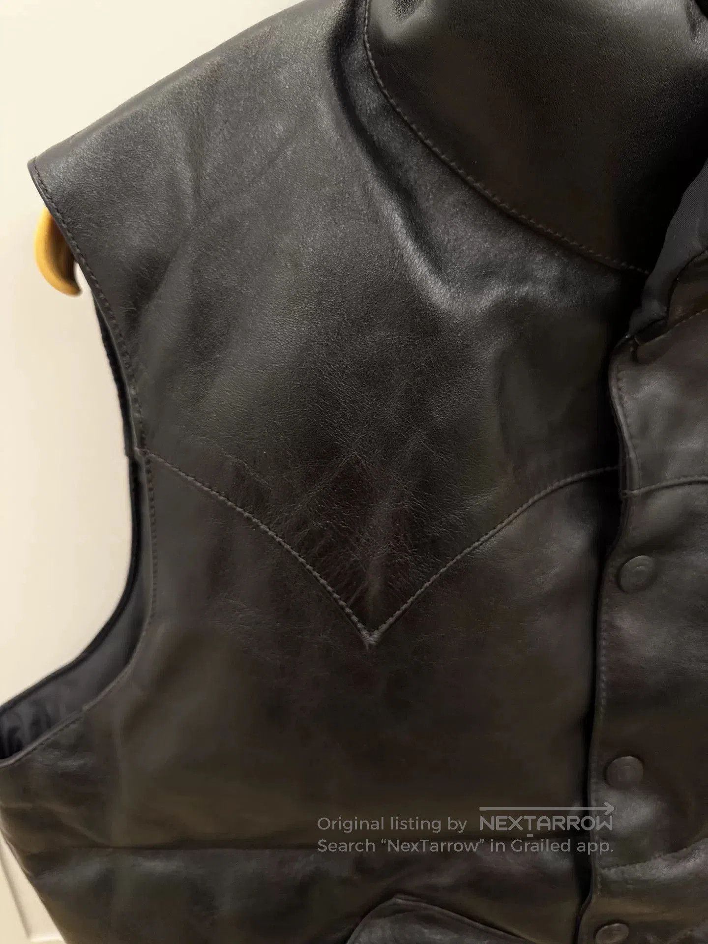 Rainbow Country Rainbow Country Black Horsehide Down Vest. Size US S / EU 44-46 / 1 - 4 Thumbnail