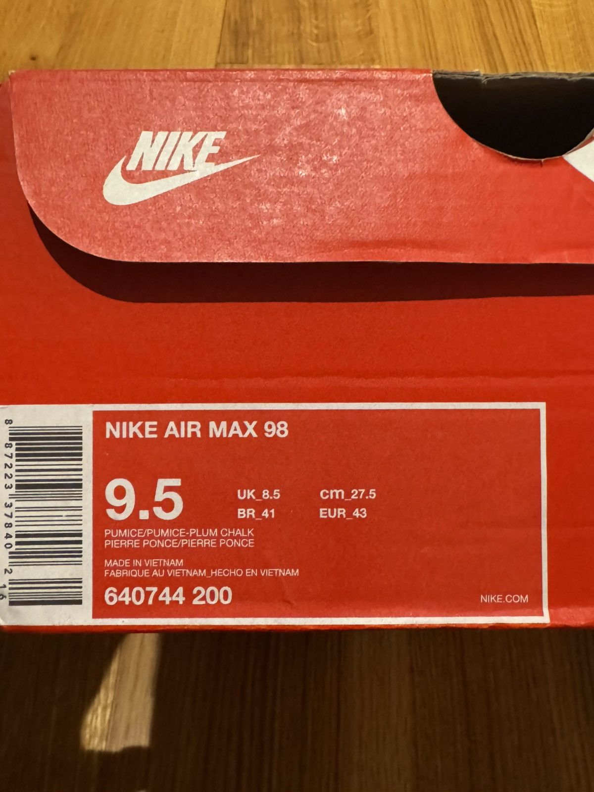Nike Nike Air Max 98 ‘Pink Pumice’ Size US 9.5 / EU 42-43 - 8 Thumbnail