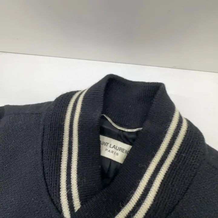 Other Saint Laurent Black Striped Baseball Jacket-2507 Size US L / EU 52-54 / 3 - 2 Thumbnail