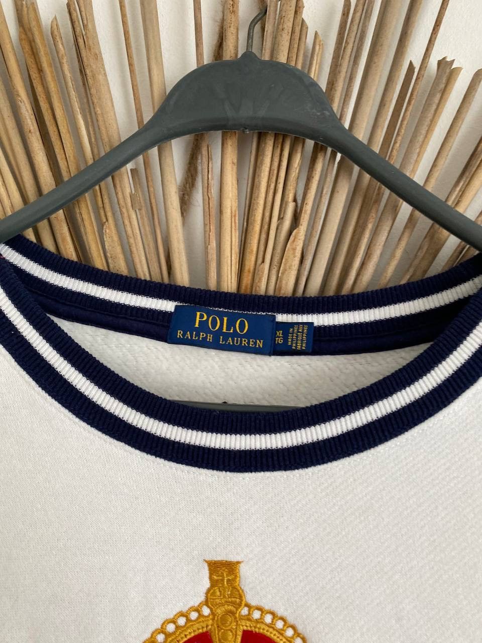 Polo Ralph Lauren POLO RALPH LAUREN CREST LOGO SWETSHIRT EMBROIDERED Size US XL / EU 56 / 4 - 4 Thumbnail