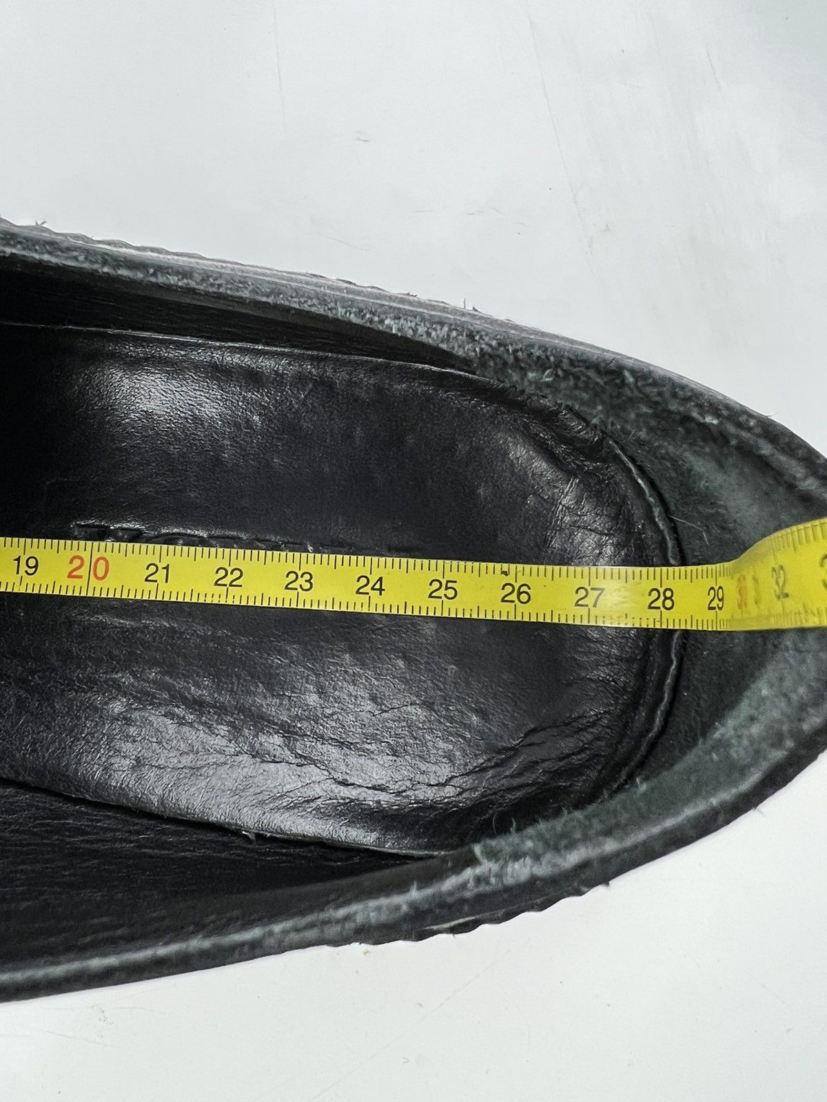 Prada PRADA Derby Leather Shoes Lace Rubber Sole Black Men’s Size US 8 / EU 41 - 19 Thumbnail