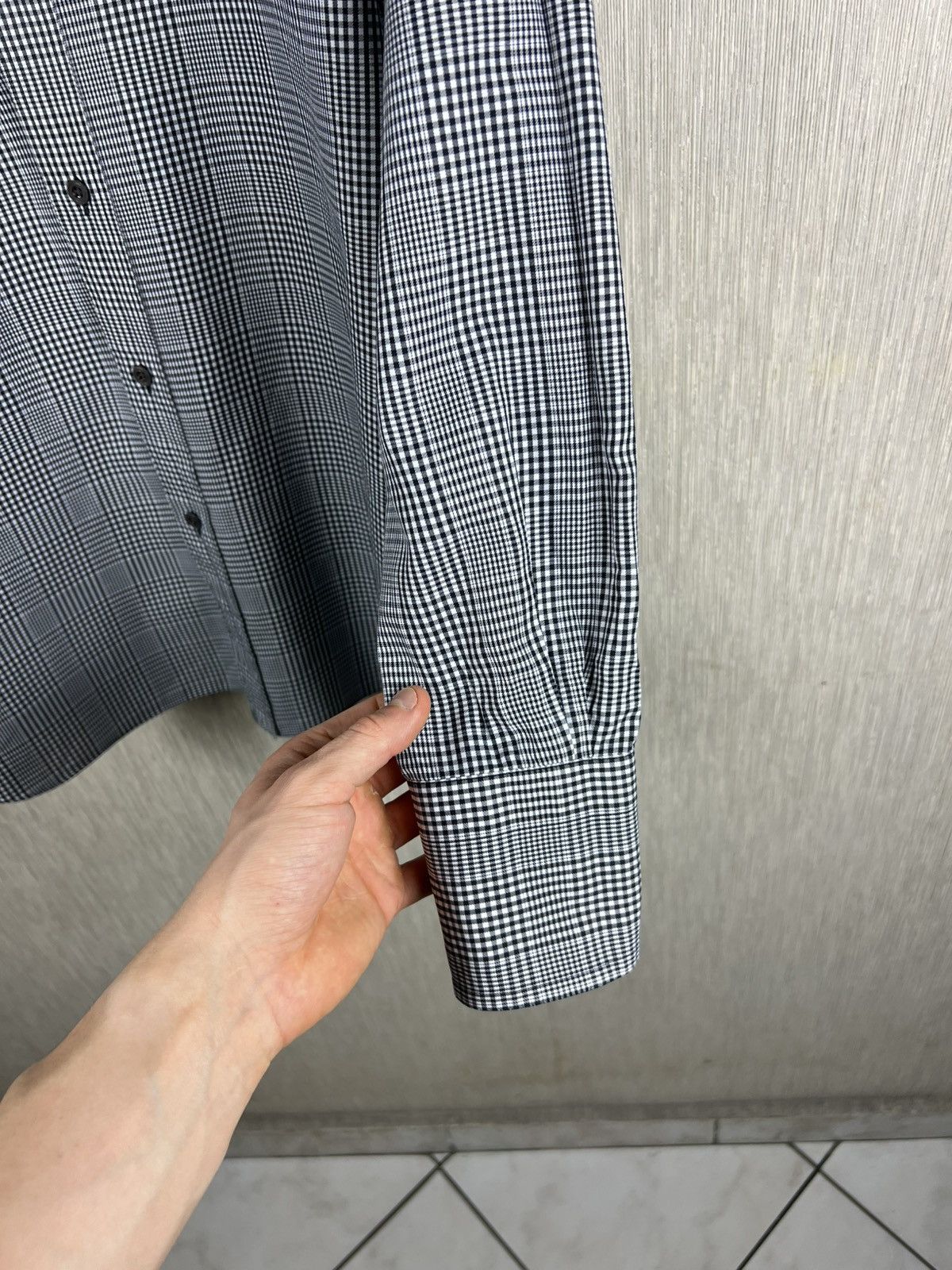 Tom Ford Tom Ford Prince of Wales checked classic button up shirt Size US L / EU 52-54 / 3 - 13 Thumbnail