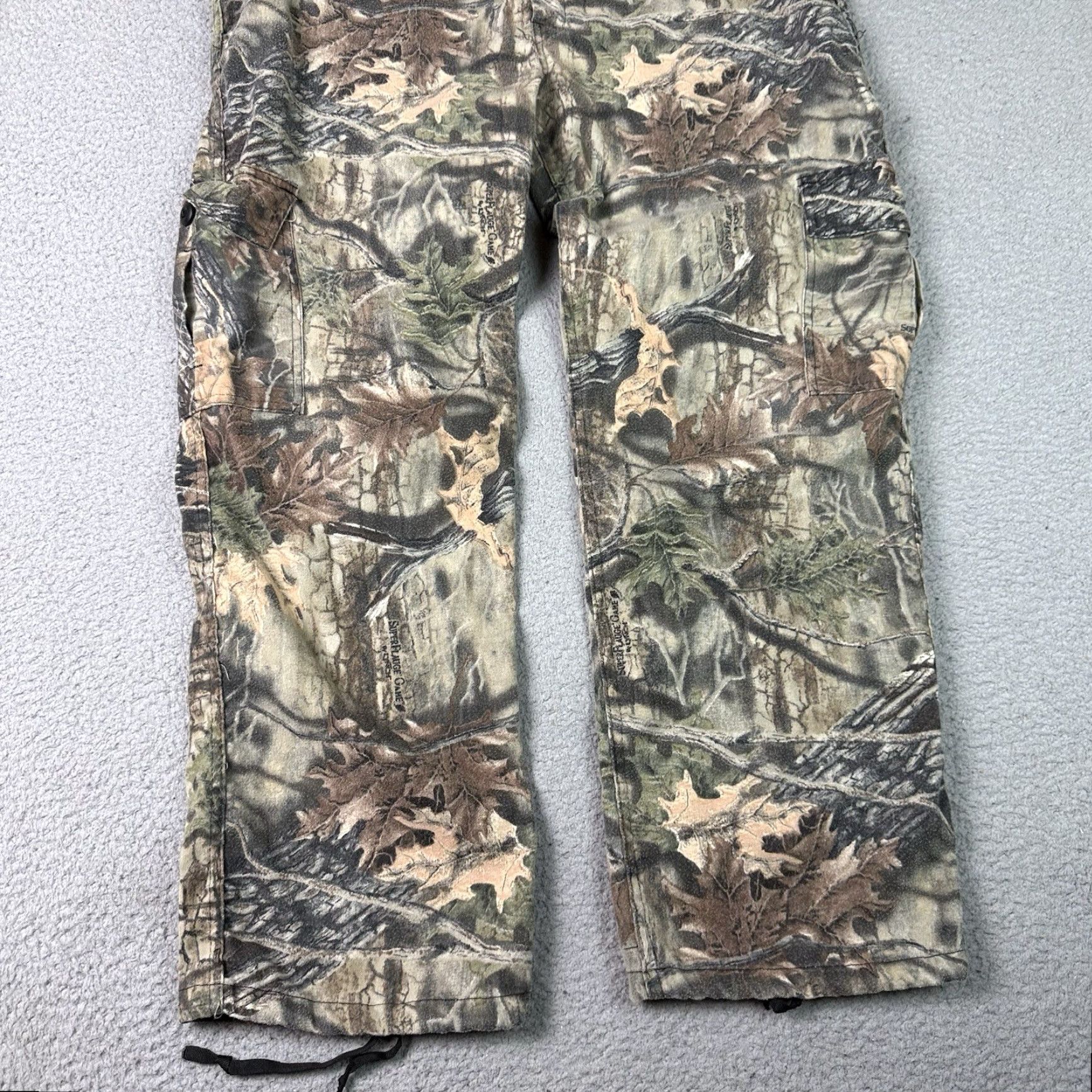 Vintage VINTAGE Lynch Trebark Camo Pants Mens XL Brown Adjustable Superflauge Cargo Size US 36 / EU 52 - 4 Thumbnail