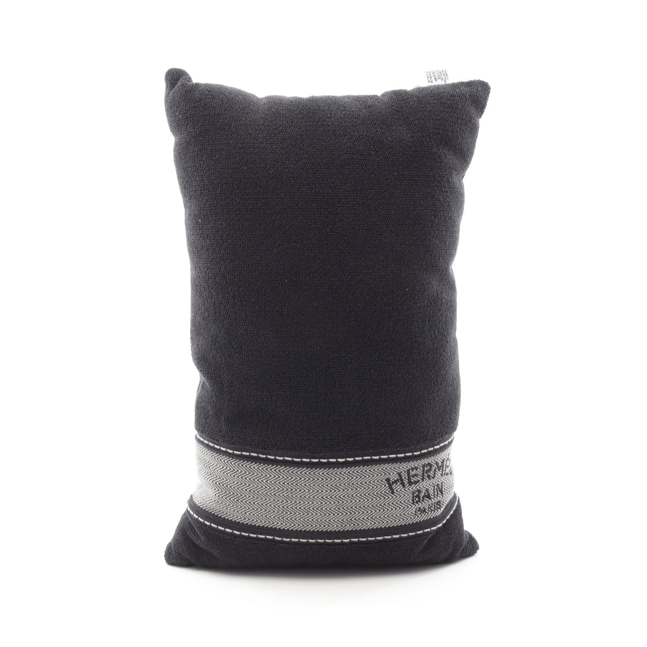 Hermes Hermes Yachting Beach Cushion Interior Cotton Black Size ONE SIZE - 1 Thumbnail