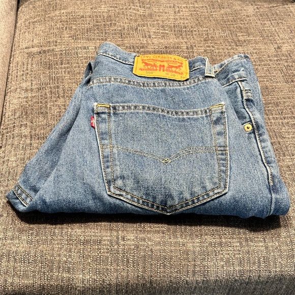 Levi's × Vintage VTG Levi’s 550 Jean Pants, 30 x 32, Relaxed Fit, Classic Size US 30 / EU 46 - 3 Thumbnail