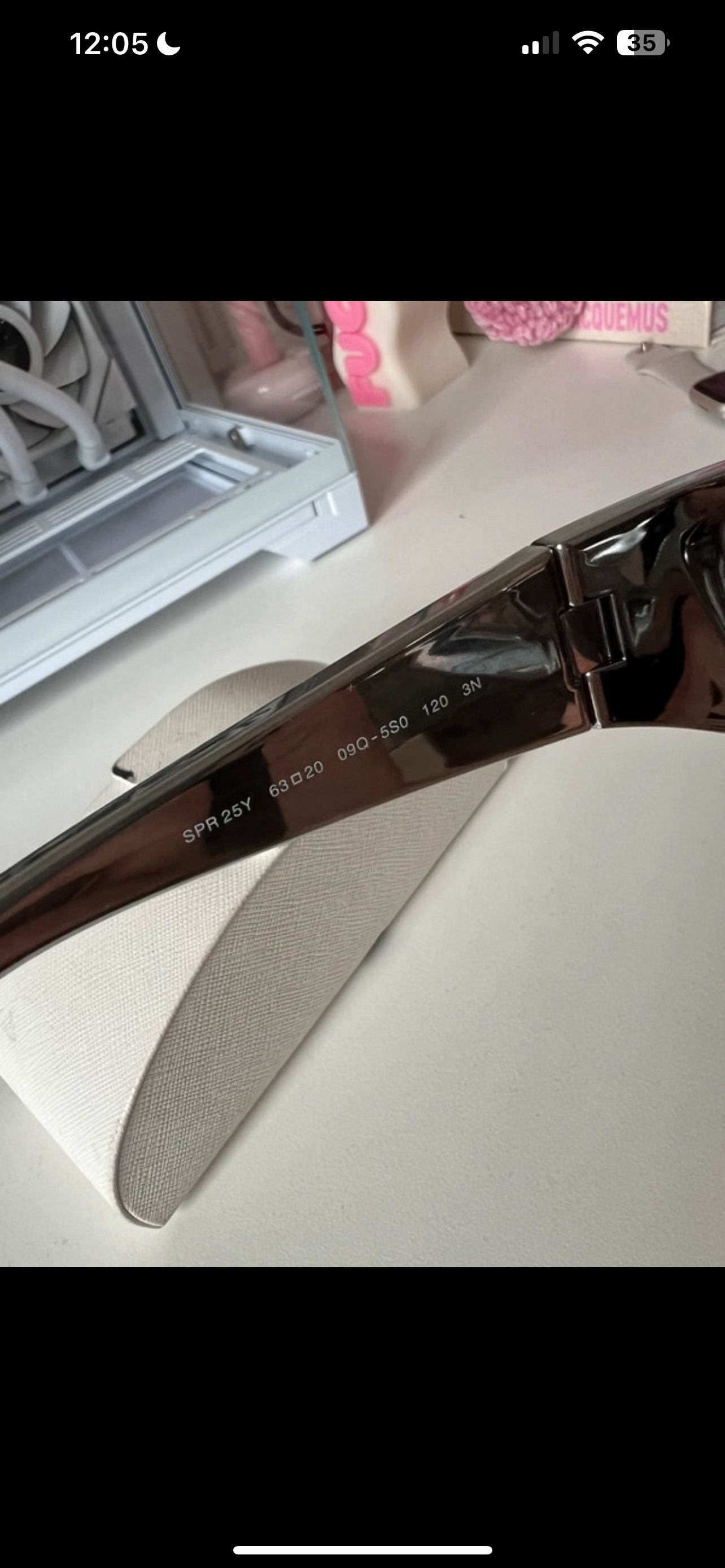 Prada Prada runway sunglasses silver Size ONE SIZE - 3 Thumbnail
