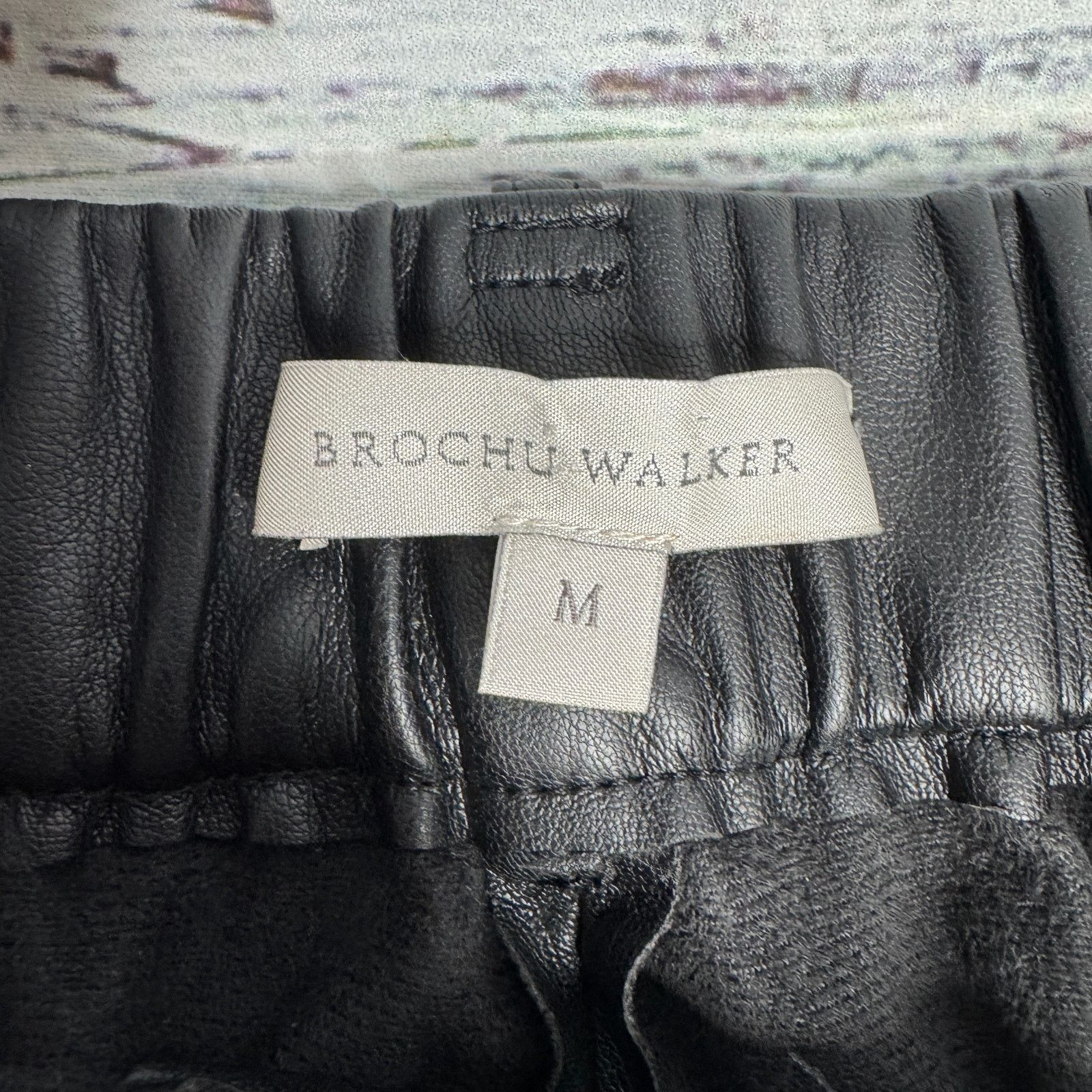 Brochu Walker Brochu Walker Tide Pull-On Vegan Leather Pant NO BELT Med Size 28" / US 6 / IT 42 - 3 Thumbnail