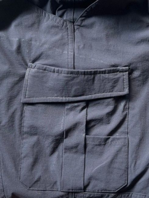 Rosen ROSEN-X Thebe Trousers in Ripstop Nylon - Grey Size US 33 - 2 Thumbnail