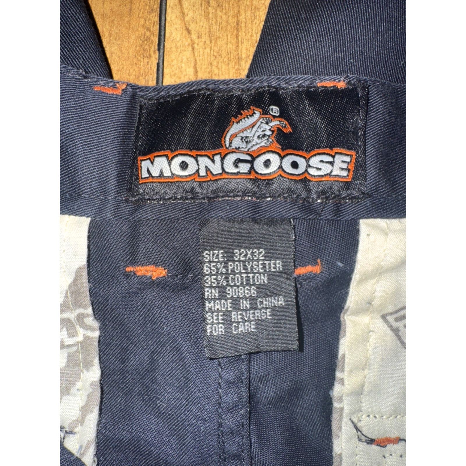 Vintage VINTAGE Mongoose BMX Chino Pants 32x27 Blue Y2K Streetwear Rare Size US 32 / EU 48 - 6 Thumbnail