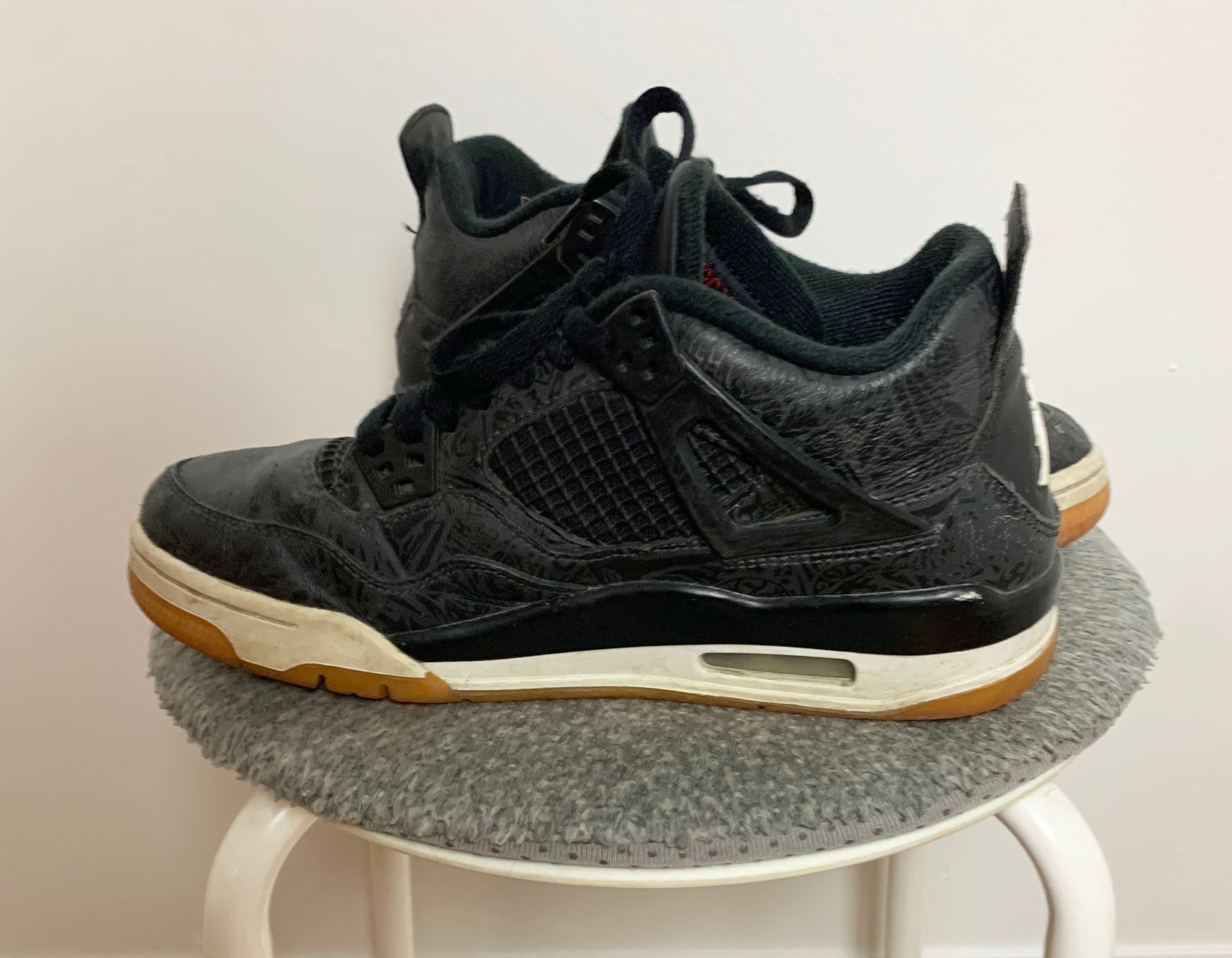Jordan Brand × Nike Jordan 4 Laser Sneakers Size US 6.5 / EU 39-40 - 2 Thumbnail