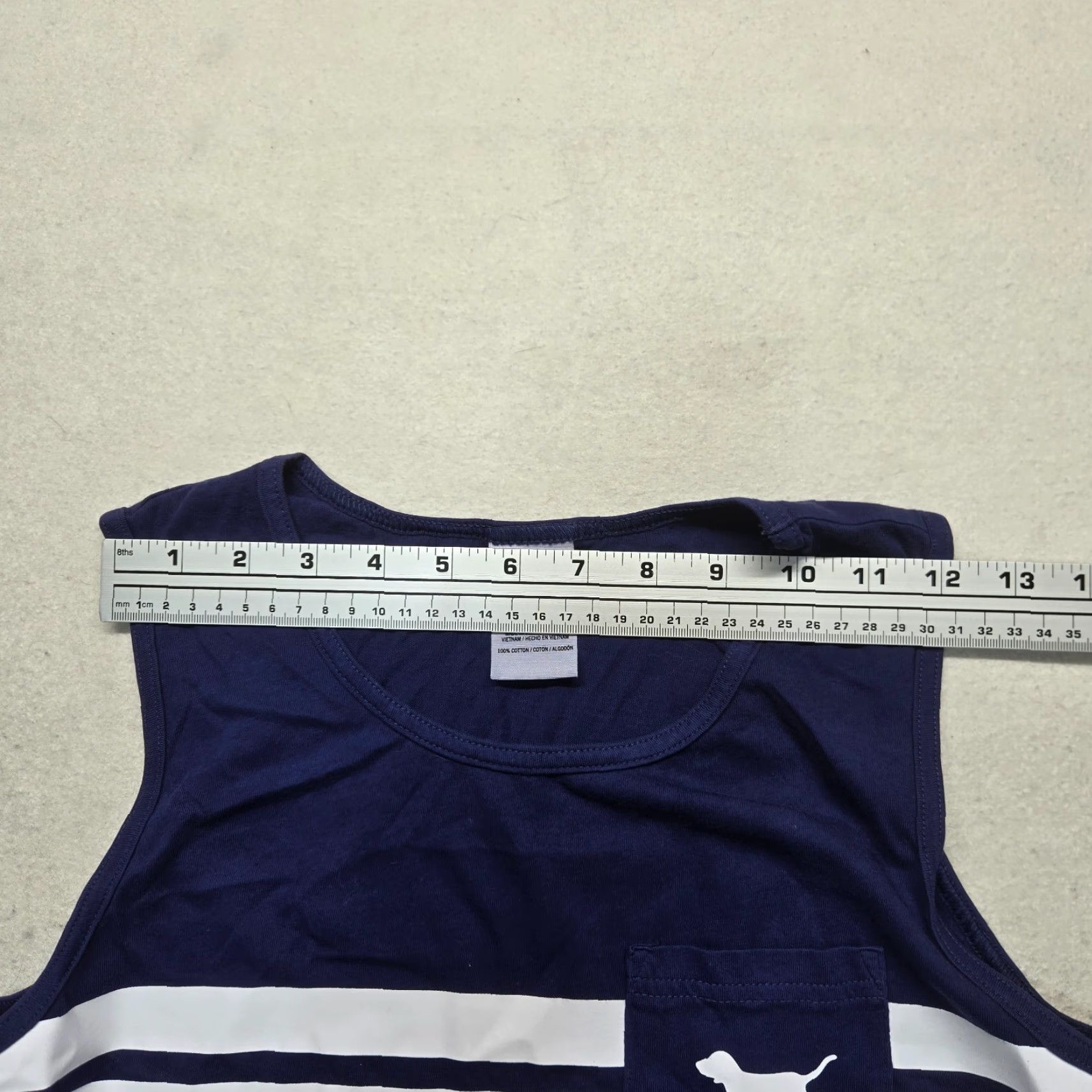Victoria's Secret Victoria's Secret PINK Blue Sleeveless Tank Top Shirt with Big Logo Womens XS Size XS / US 0-2 / IT 36-38 - 4 Thumbnail