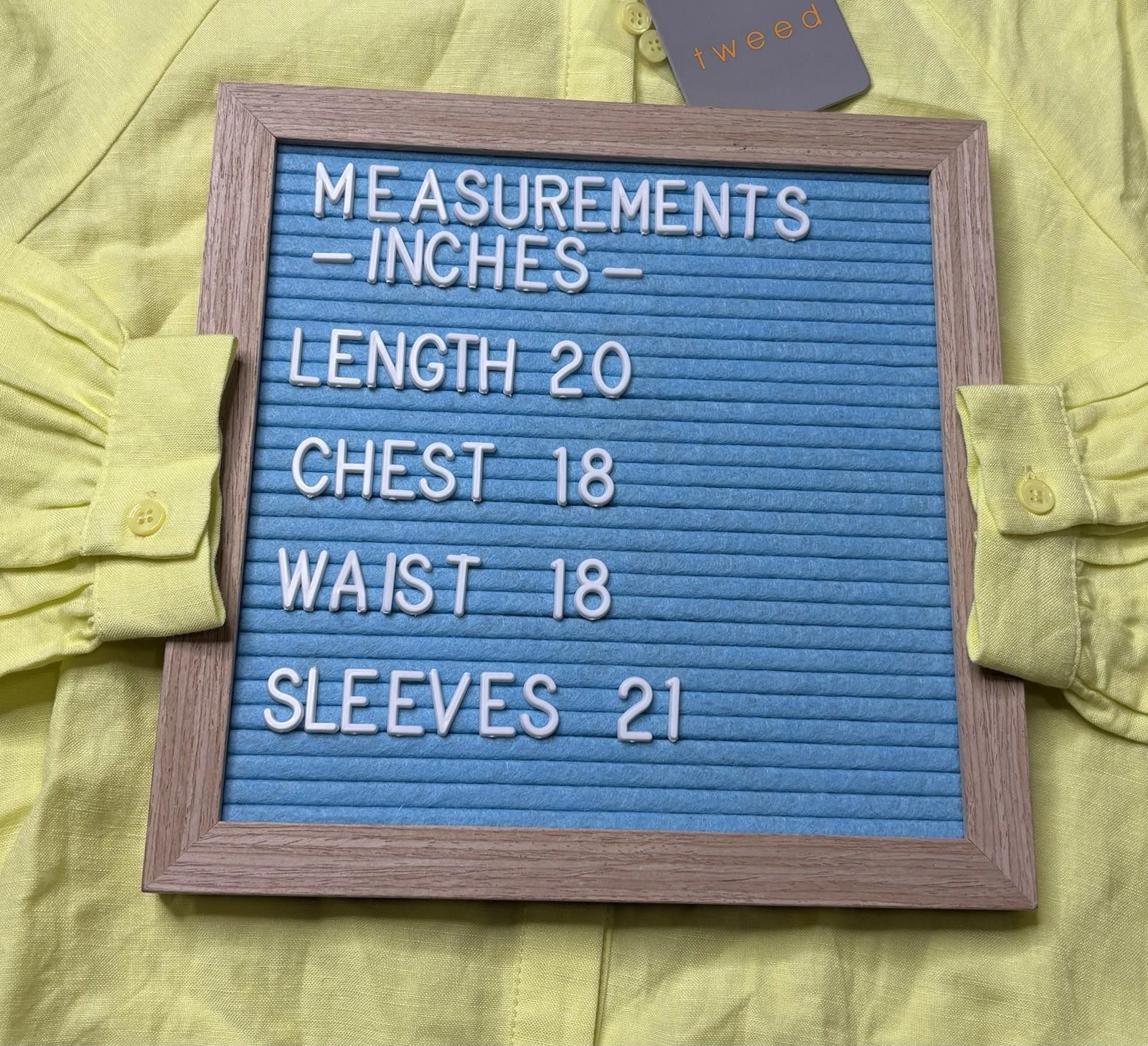 Harris Tweed Tweeds Top Women's Small Linen Drawstring Blouse Balloon Size S / US 4 / IT 40 - 8 Thumbnail