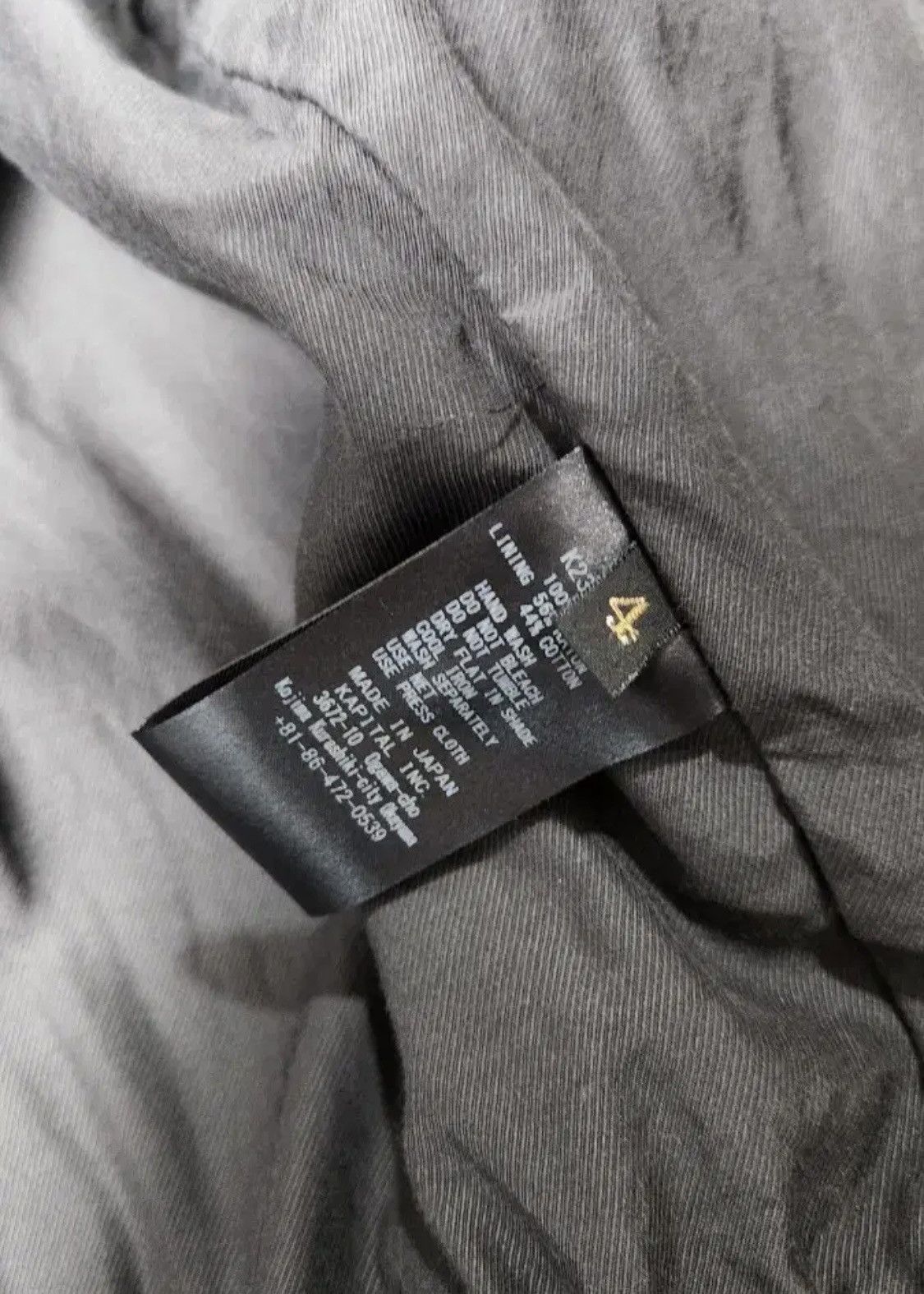 Kapital Kapital Rayon Bone Drizzler Jacket Size US XL / EU 56 / 4 - 4 Thumbnail