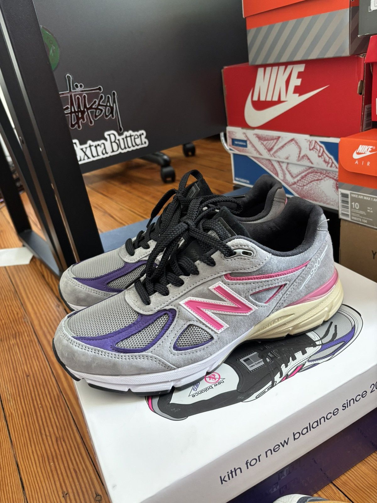 Kith × New Balance × United Arrows 990v4 United arrows kith Size US 10 / EU 43 - 1 Thumbnail