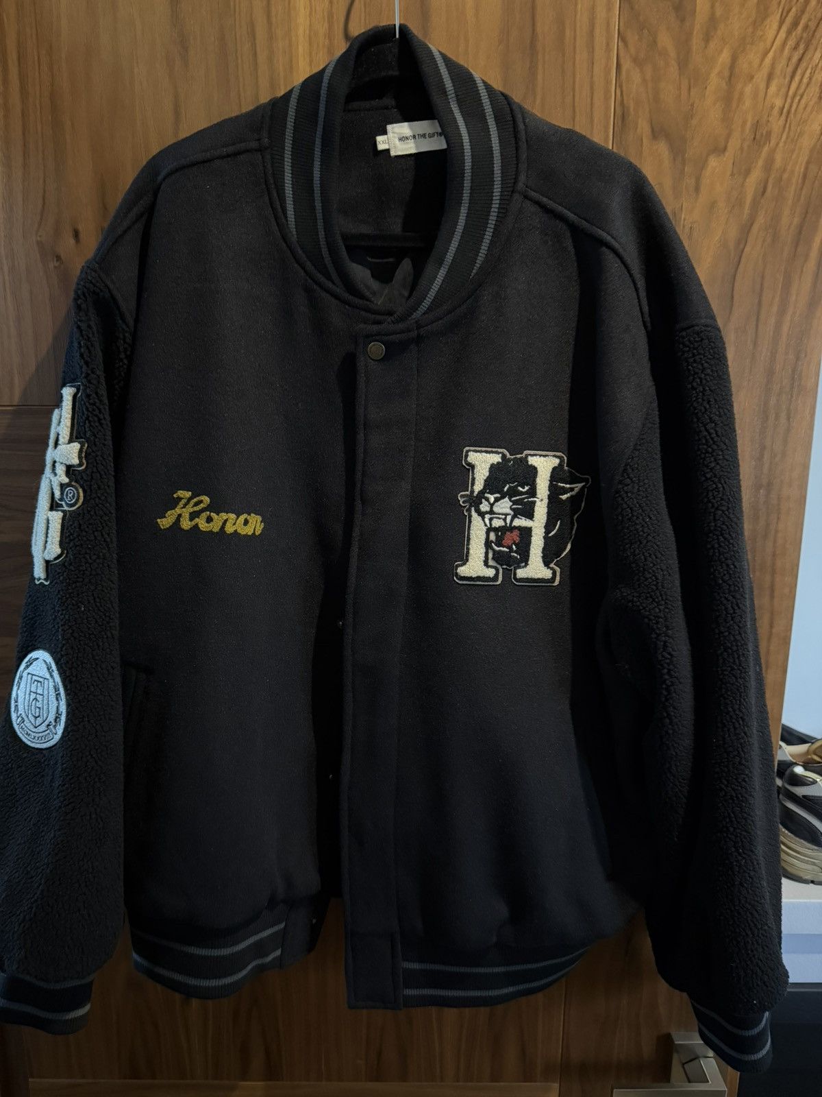 Honor the Gift Honor the gift bomber letterman Size US XXL / EU 58 / 5 - 3 Thumbnail