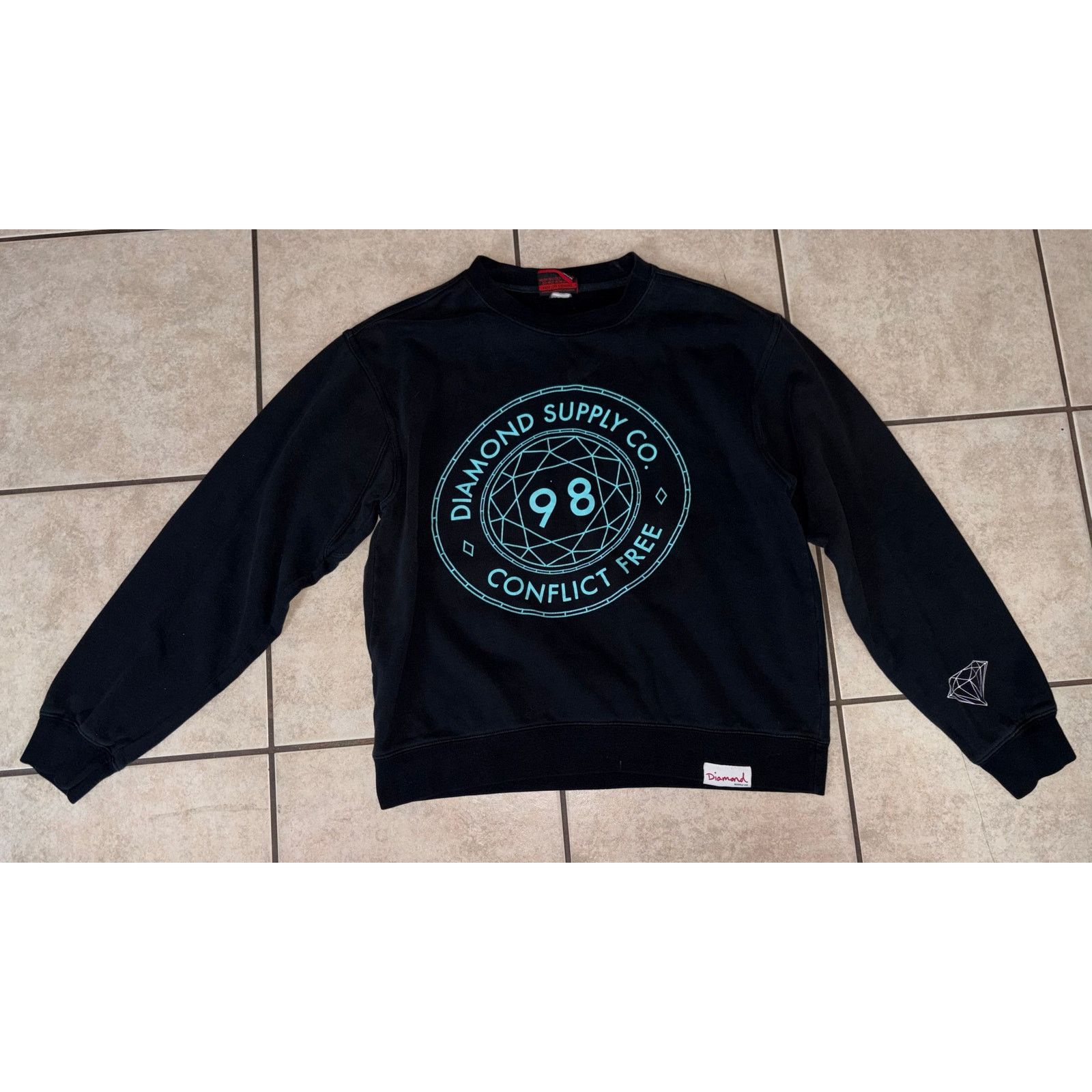 Diamond Supply Co. Diamond supply co Y2K skateboarding crewneck small Size US S / EU 44-46 / 1 - 1 Thumbnail