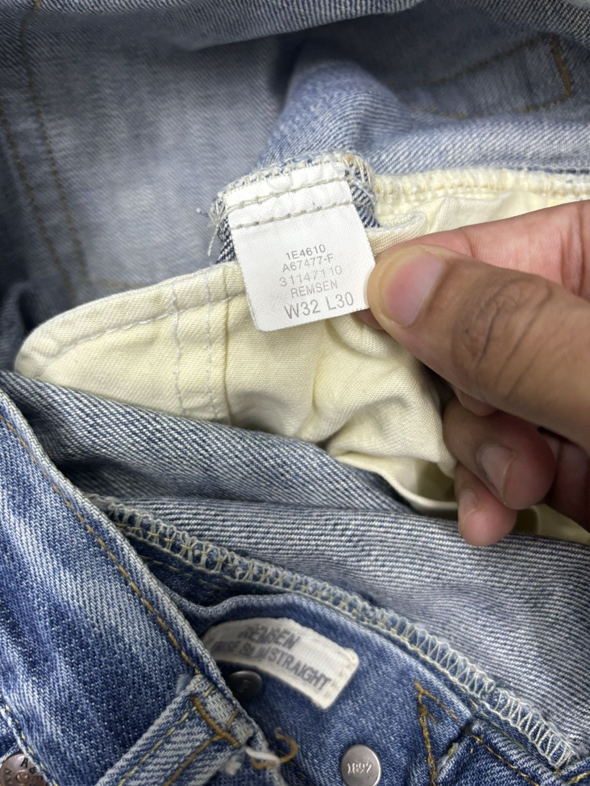Abercrombie & Fitch ABERCROMBIE & FITCH DISTRESS BAGGY FLARE DENIM JEANS Size US 32 / EU 48 - 13 Thumbnail