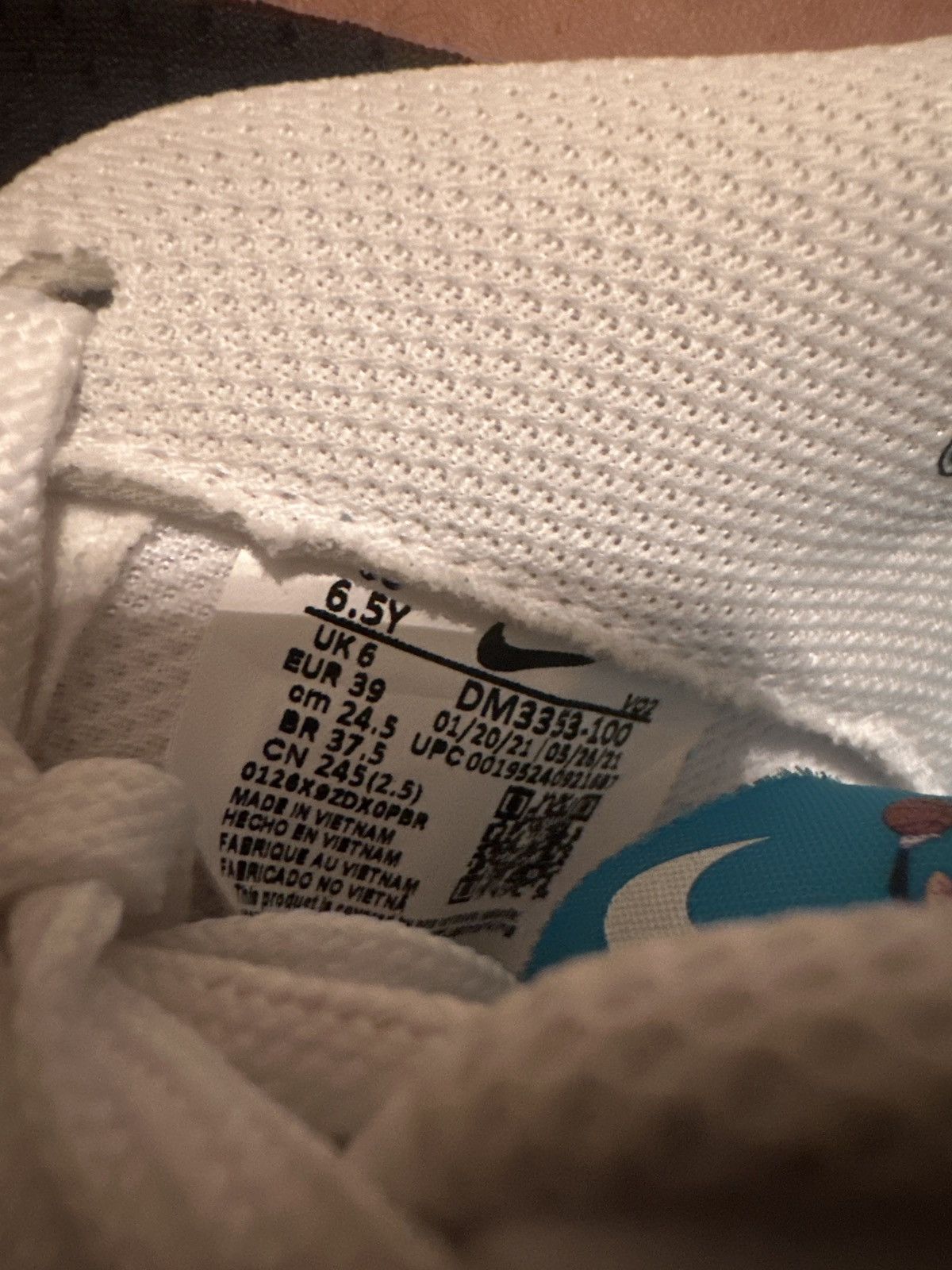 Nike Air Force 1 Space Jam “Hare” Size US 6.5 / EU 39-40 - 11 Thumbnail