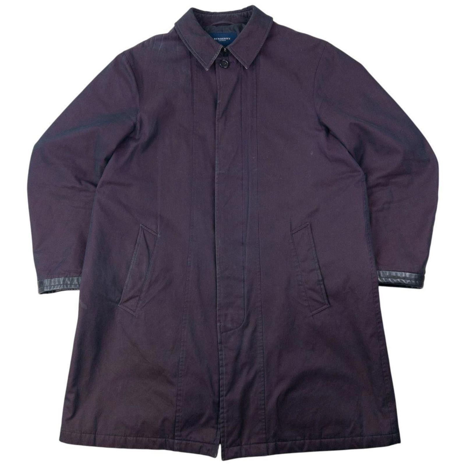 Burberry Vintage 2000s Burberry Button Up Trench Jacket Size L Size US L / EU 52-54 / 3 - 1 Thumbnail