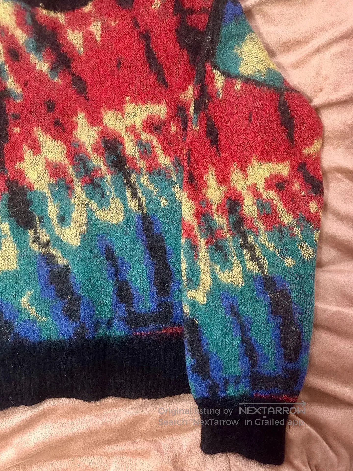 Dsquared2 Dsquared2 Mohair Abstract Print Sweater. Size US M / EU 48-50 / 2 - 5 Thumbnail